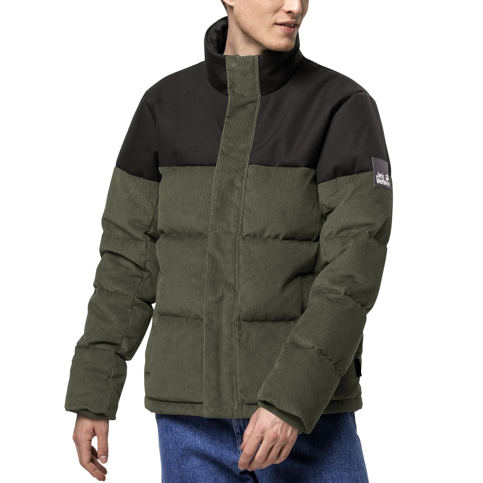 Jack Wolfskin Mens Nature Corduroy Water Repellent Jacket - Beige - Image 7