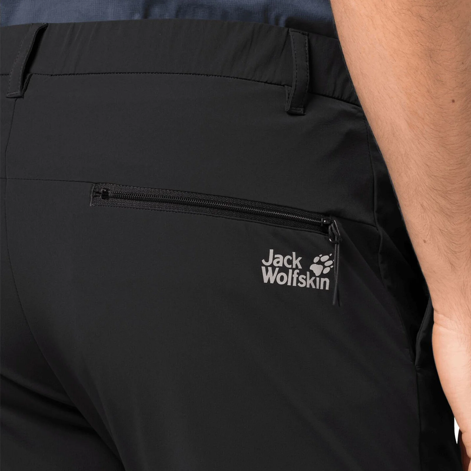 Jack Wolfskin Mens Pack & Go Walking Trousers - Black - Image 3