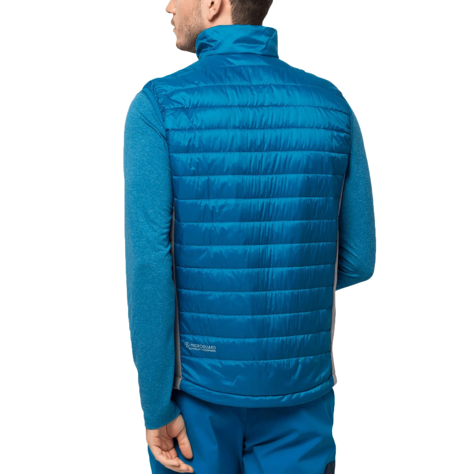 Jack Wolfskin Mens Routeburn Windproof Quilted Gilet - Image 5