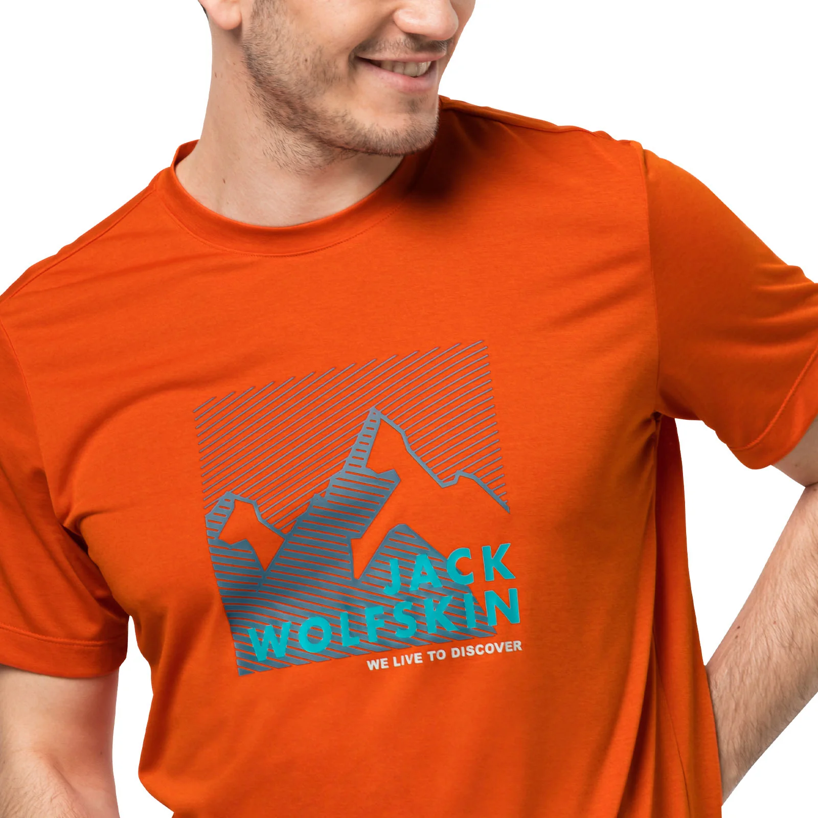 Jack Wolfskin Mens Short Sleeve Graphic T-Shirt - Image 8