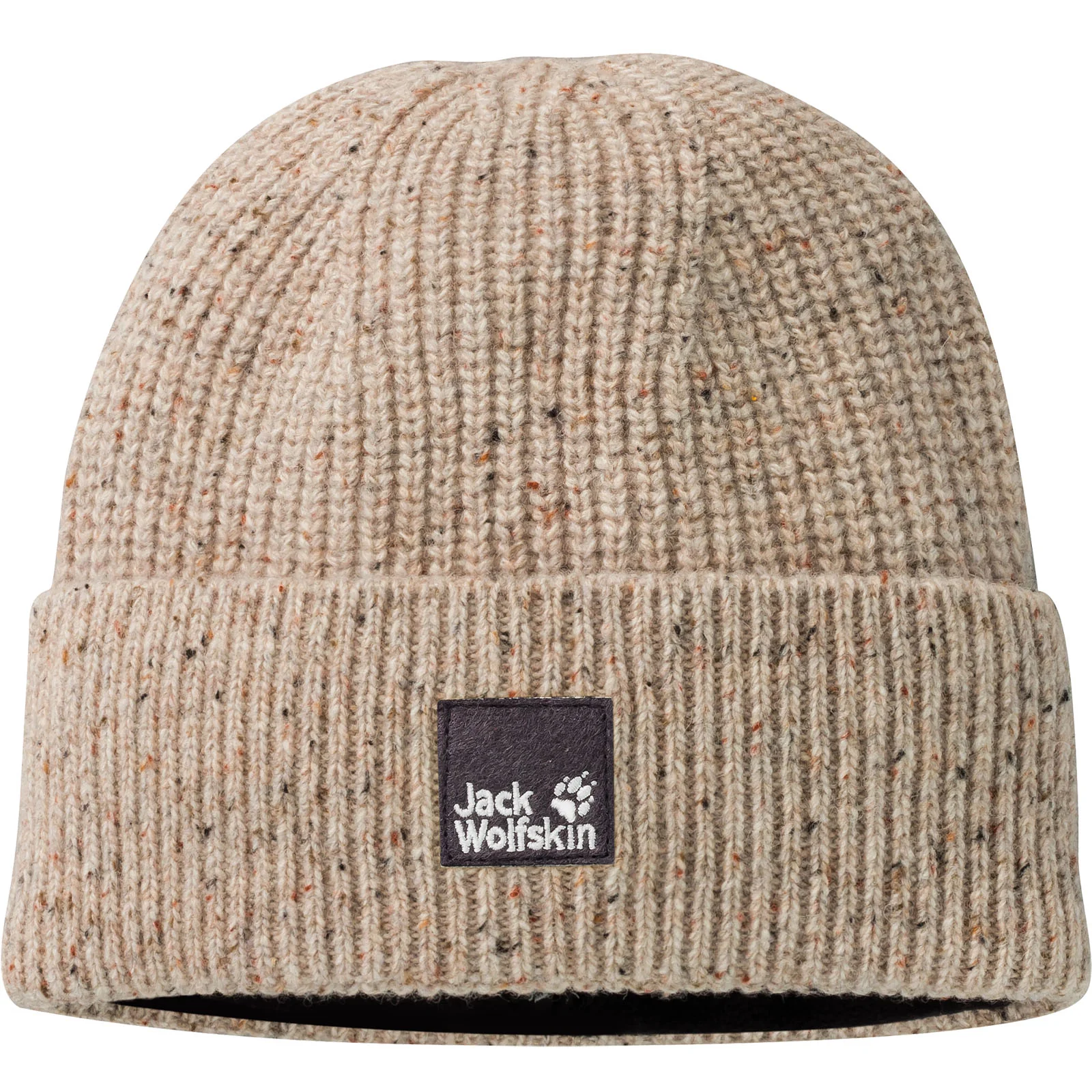 Jack Wolfskin Unisex Nature Thermal Lined Beanie Hat - Beige - Image 2