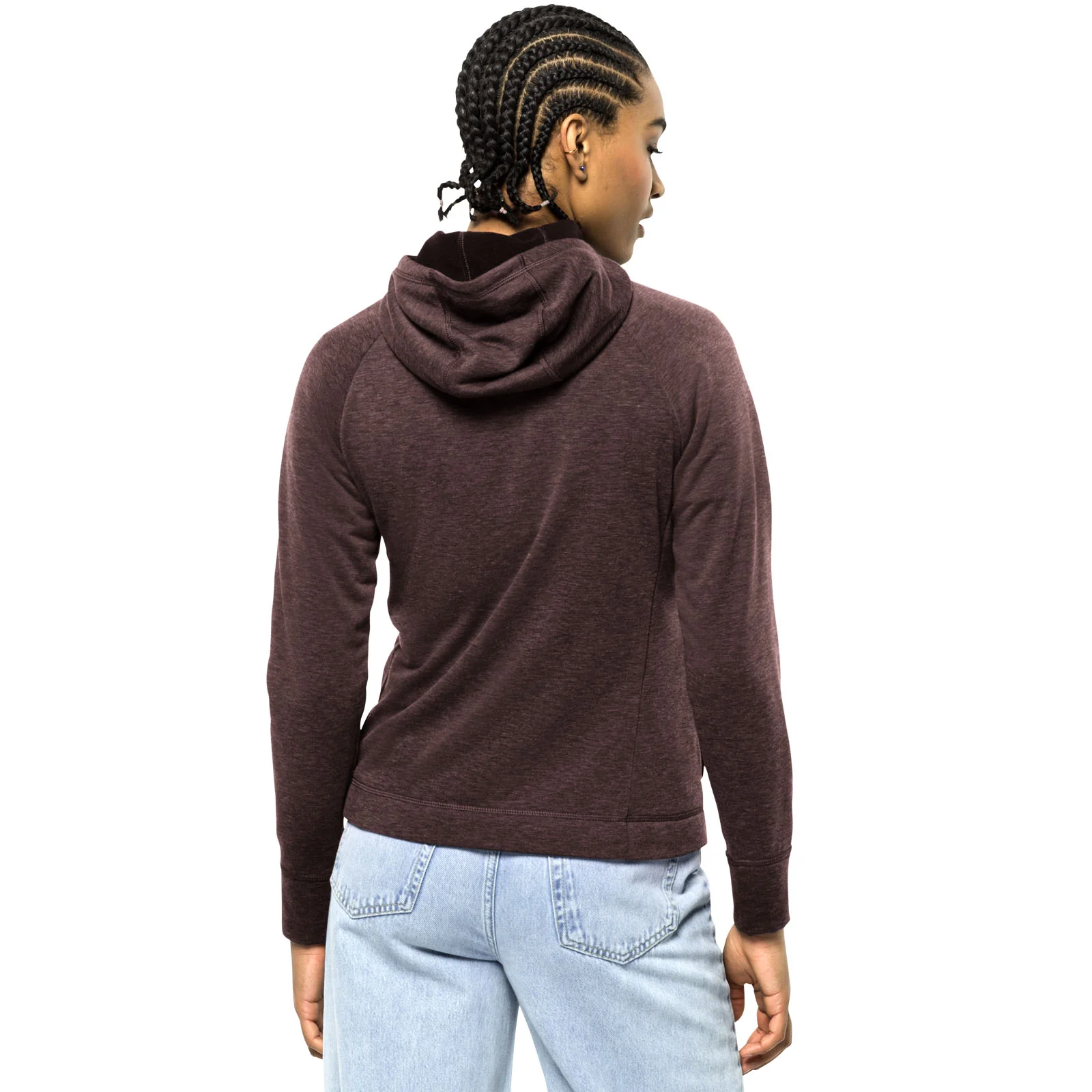 Jack Wolfskin Waldsee Full Zip Hoodie Jacket - Boysenberry - Image 2