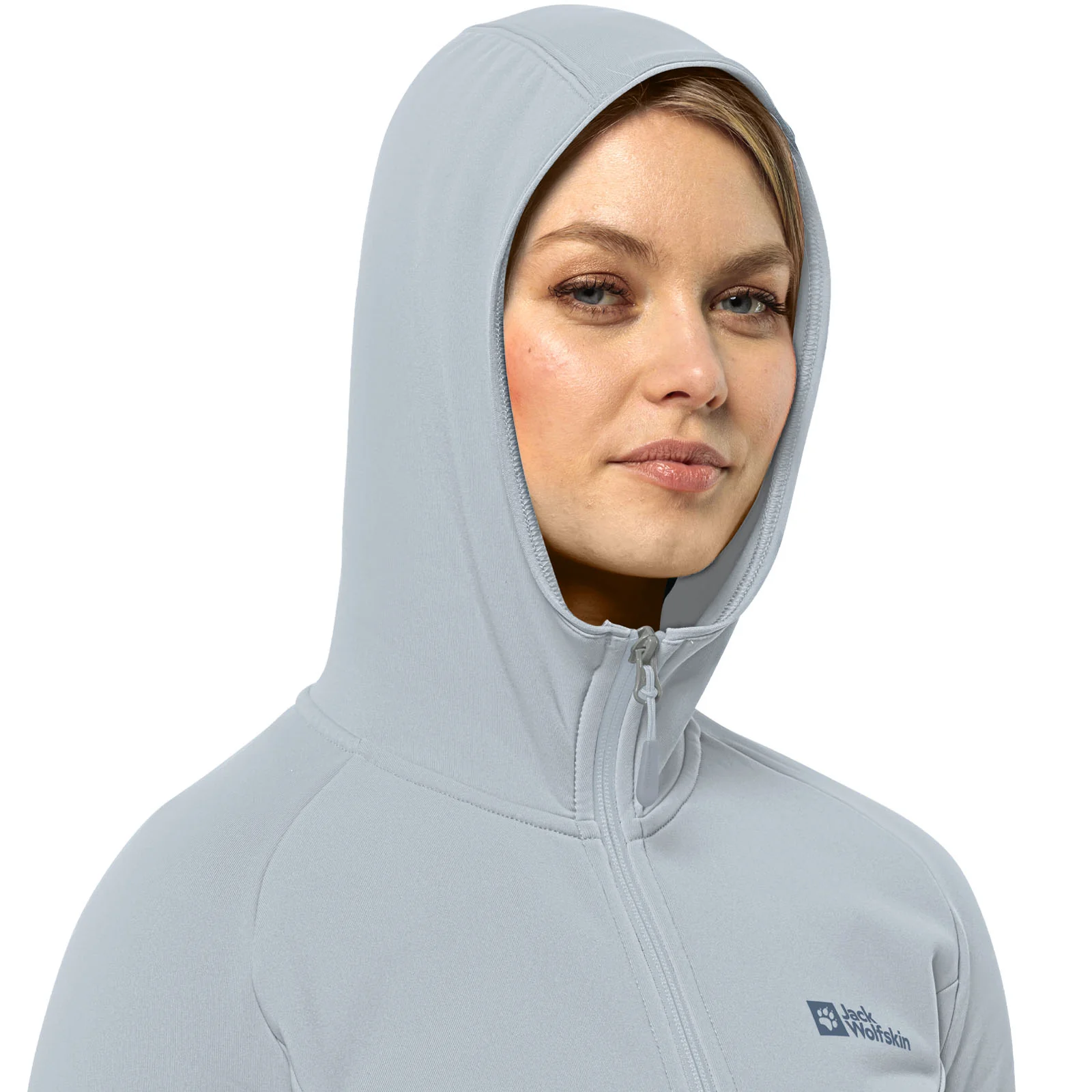 Jack Wolfskin Womens Baiselberg Outdoor Full Zip Hooded Fleece Jacket - Image 7
