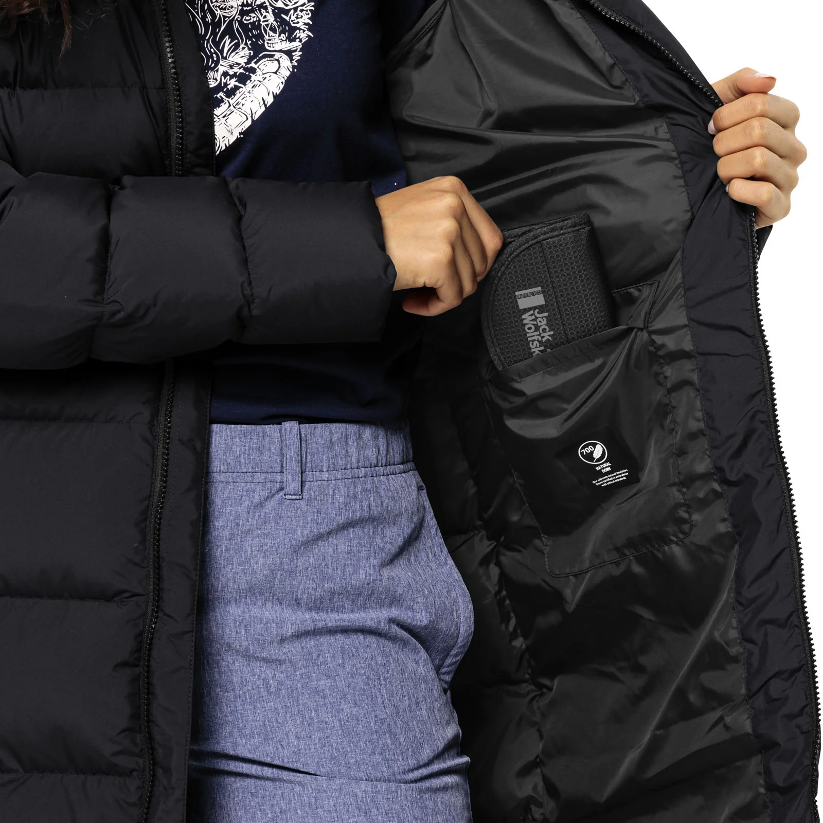 Jack Wolfskin Womens Frozen Palace Padded Water Repellent Coat - Image 7