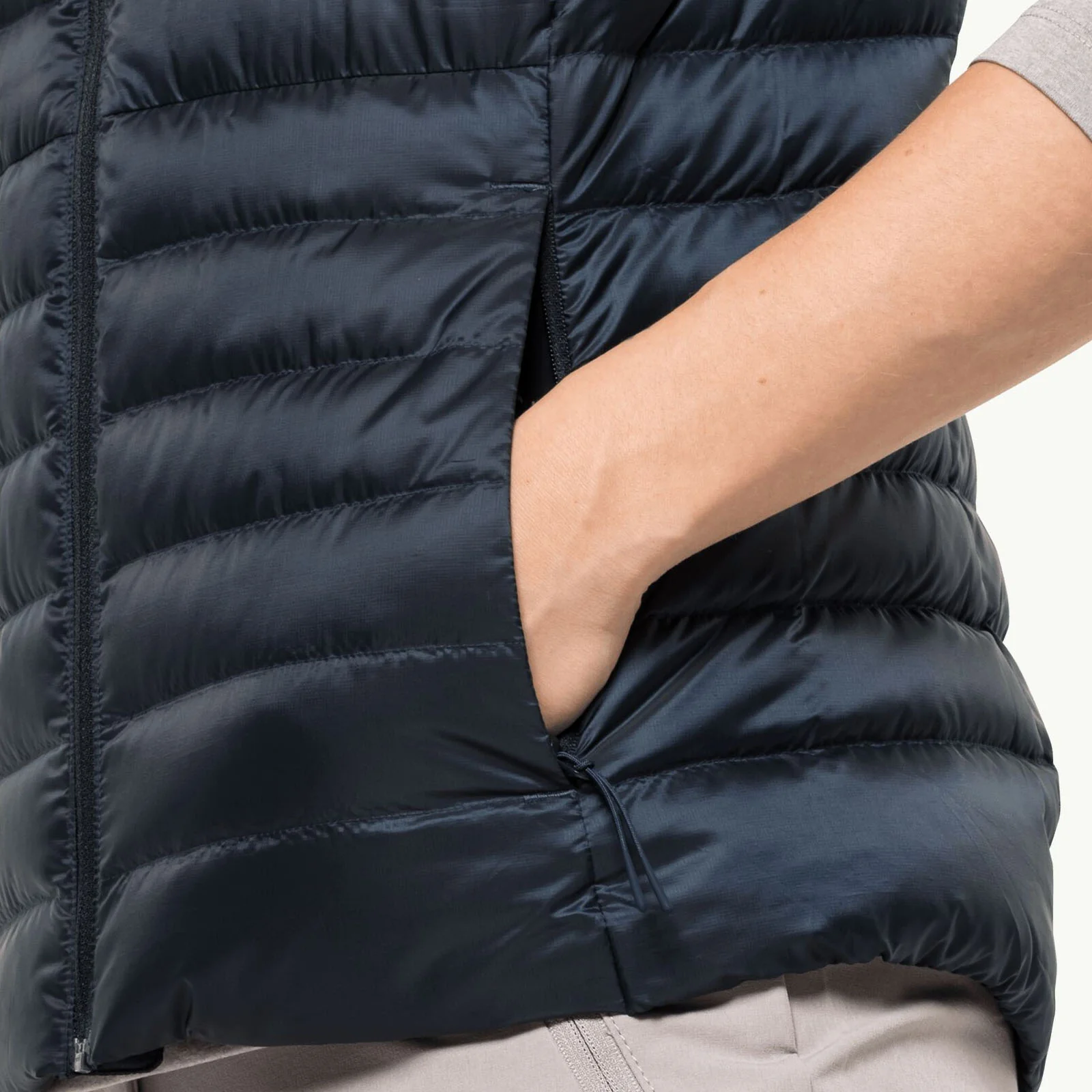 Jack Wolfskin Womens Pack & Go Packable Down Bodywarmer Gilet - Image 10