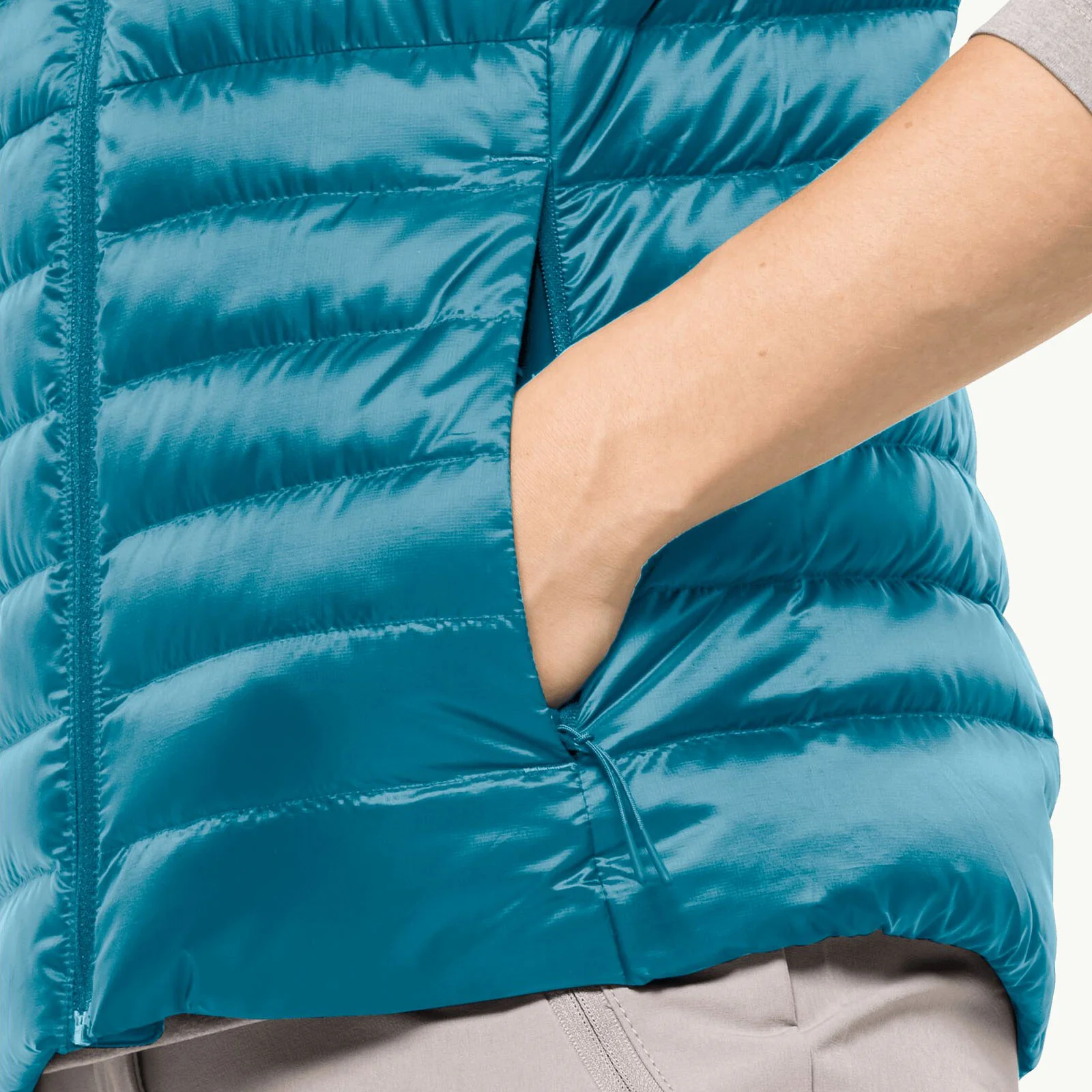 Jack Wolfskin Womens Pack & Go Packable Down Bodywarmer Gilet - Image 11