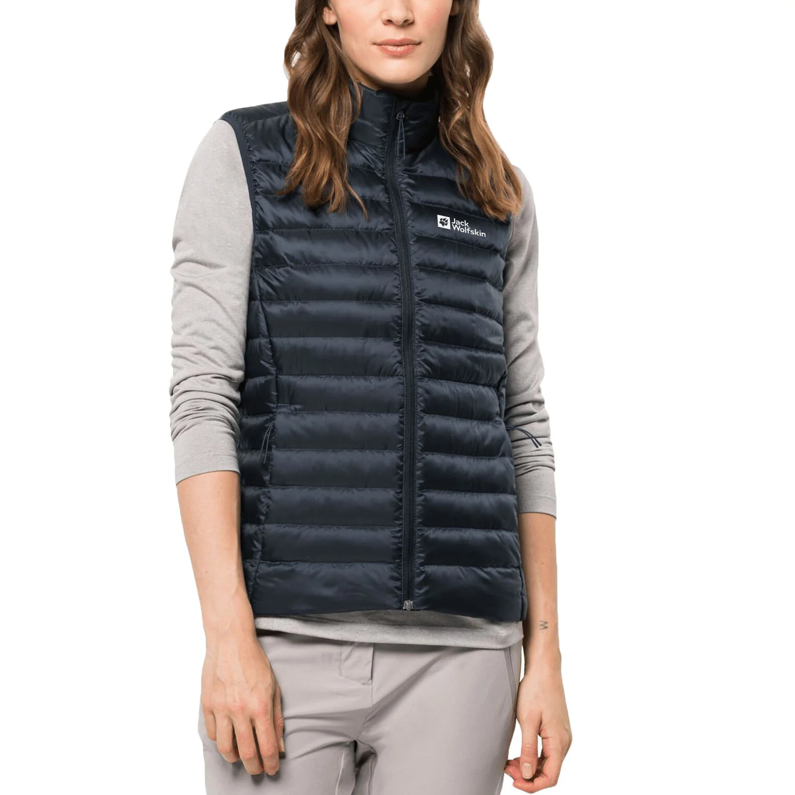 Jack Wolfskin Womens Pack & Go Packable Down Bodywarmer Gilet - Image 2