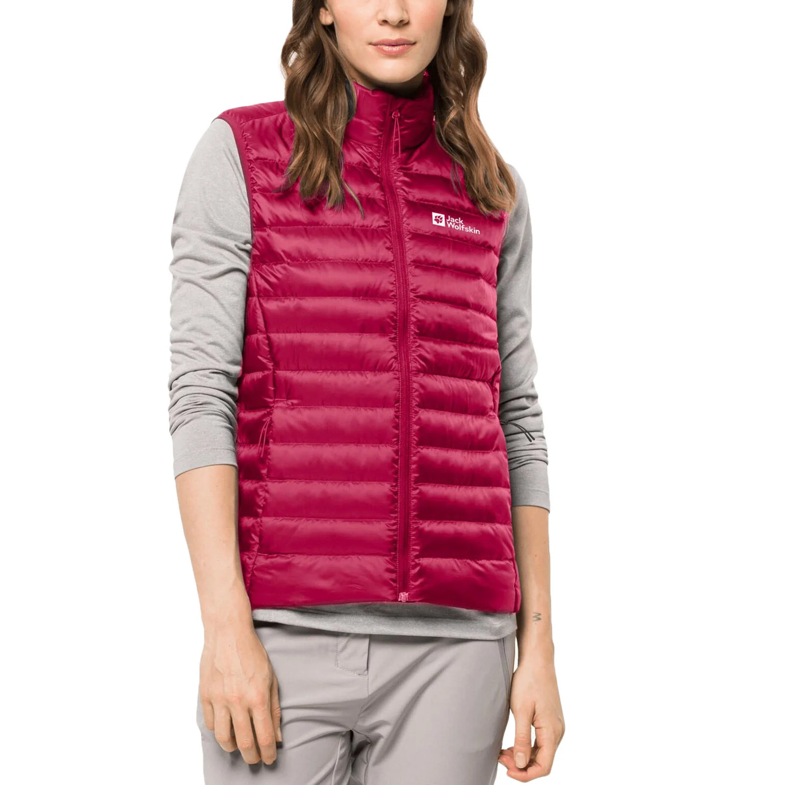 Jack Wolfskin Womens Pack & Go Packable Down Bodywarmer Gilet - Image 4