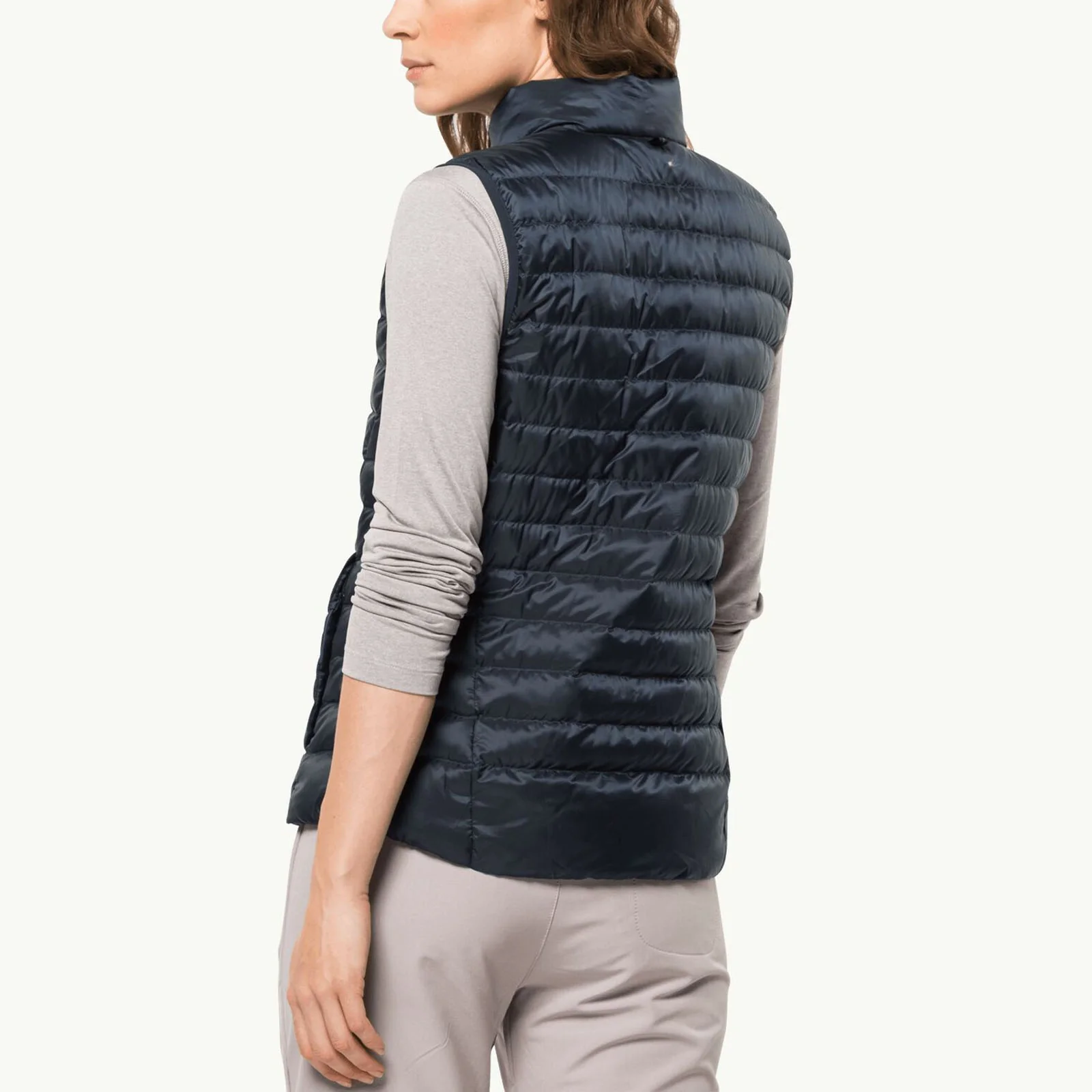 Jack Wolfskin Womens Pack & Go Packable Down Bodywarmer Gilet - Image 6
