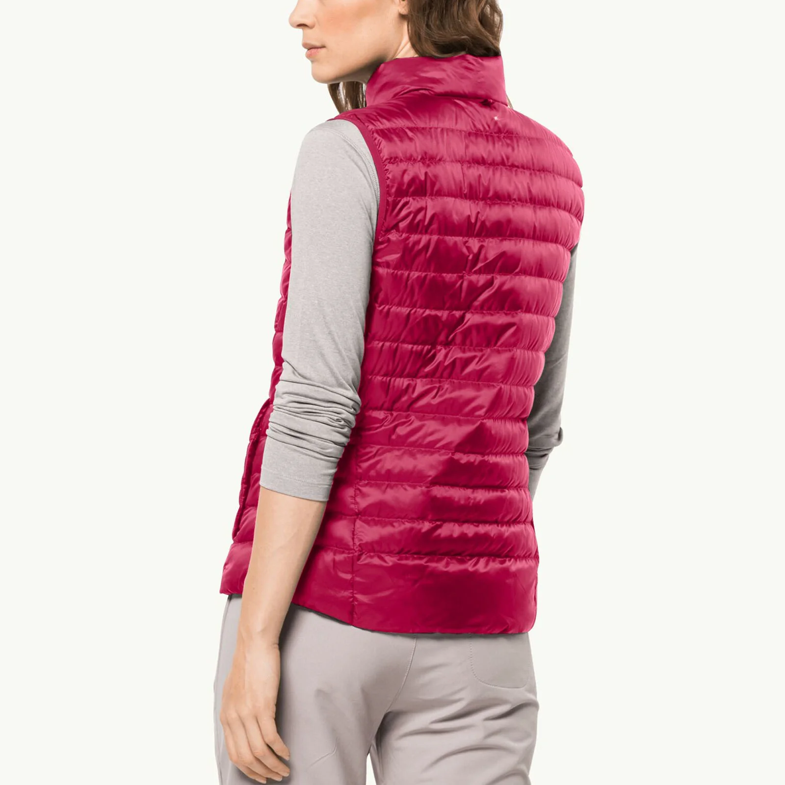 Jack Wolfskin Womens Pack & Go Packable Down Bodywarmer Gilet - Image 8
