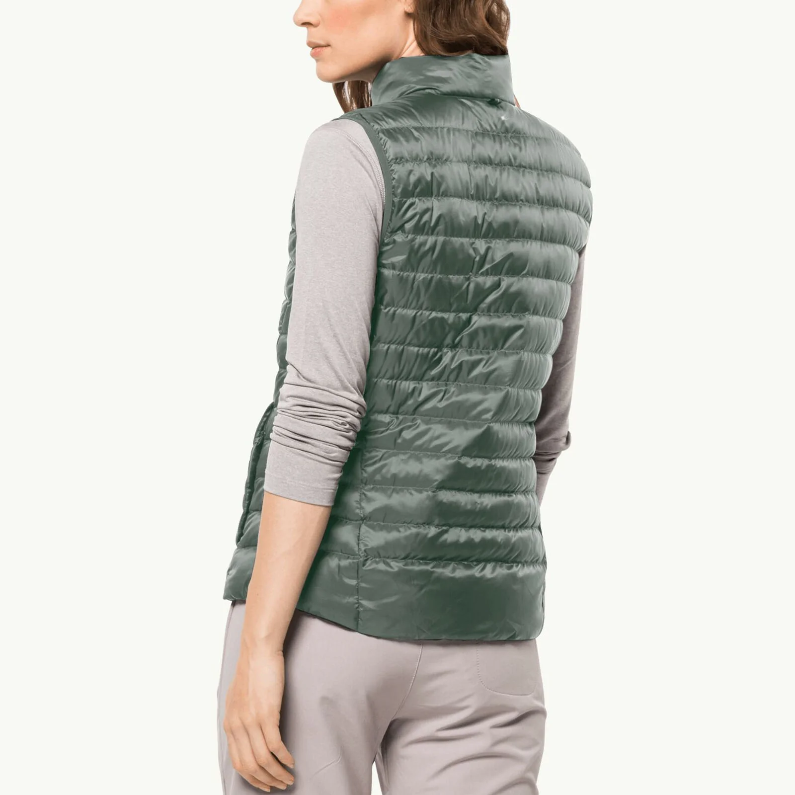 Jack Wolfskin Womens Pack & Go Packable Down Bodywarmer Gilet - Image 9