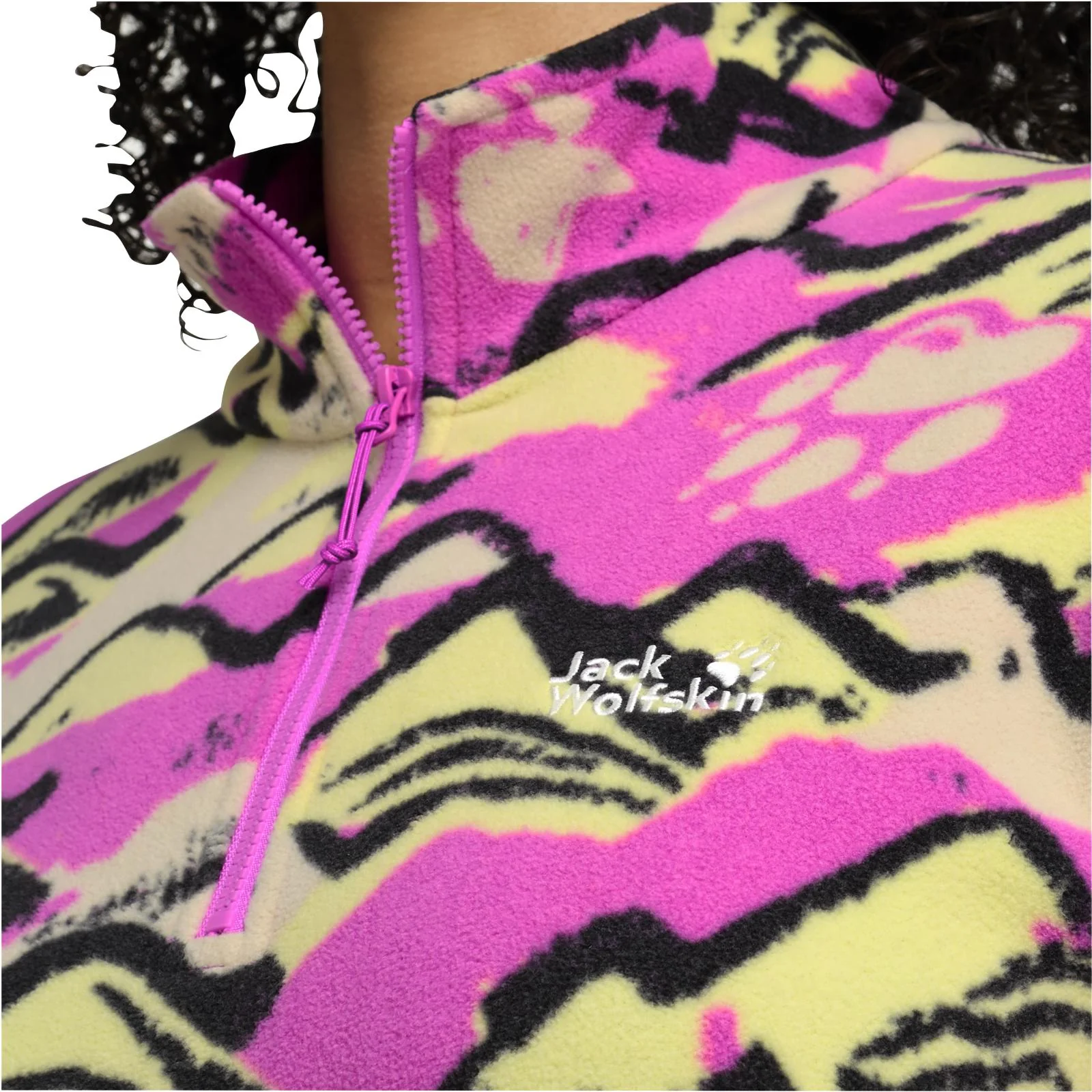 Jack Wolfskin Womens Paw Era 100 Half Zip Fleece - Image 6