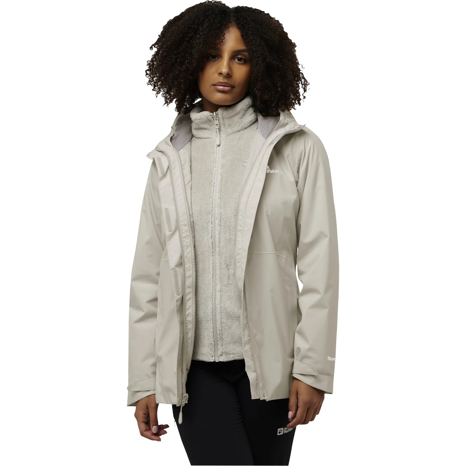 Jack Wolfskin Womens Rotwand 3 in 1 Jacket - Image 3