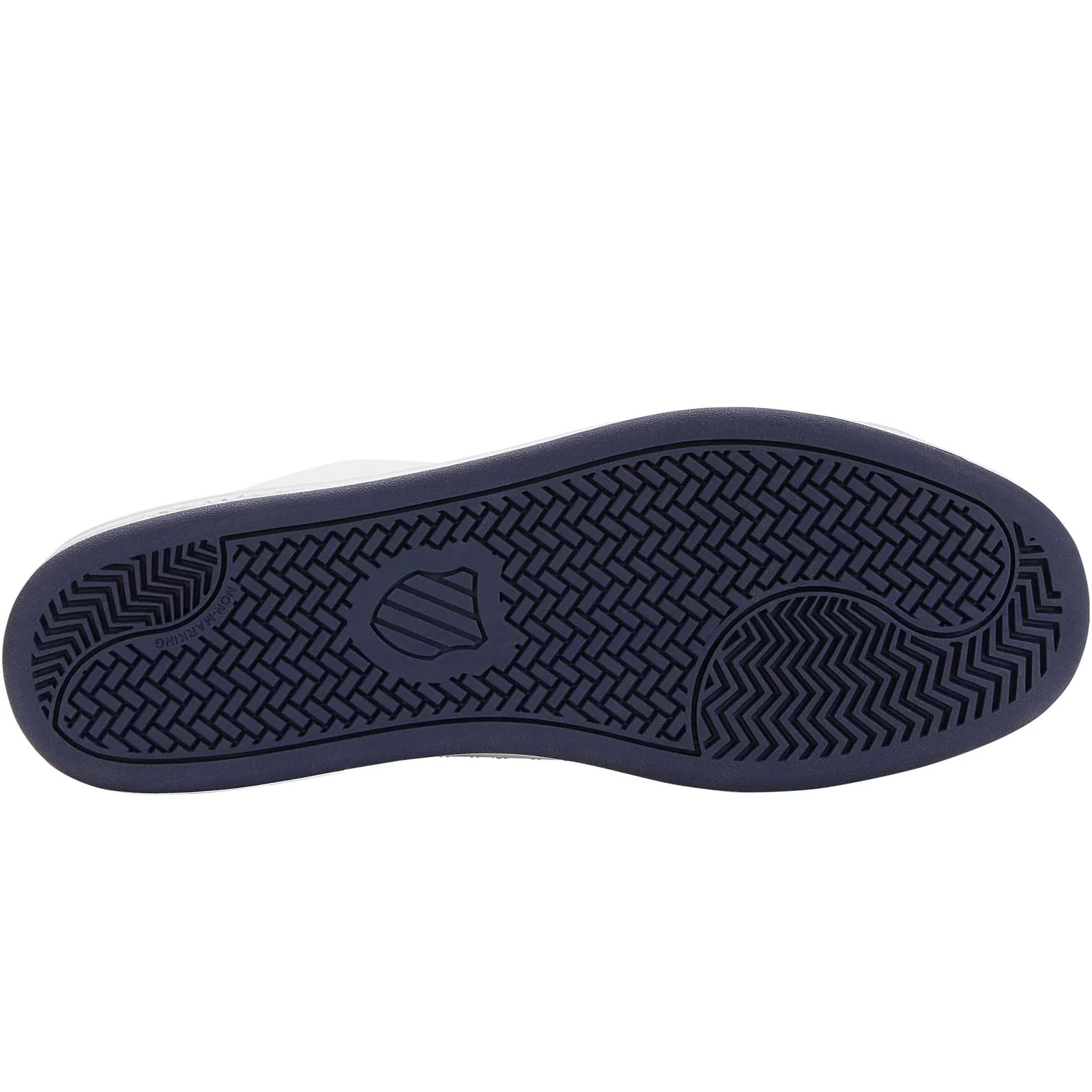 K-Swiss Mens Court Shield Leather Retro Trainers - Image 9