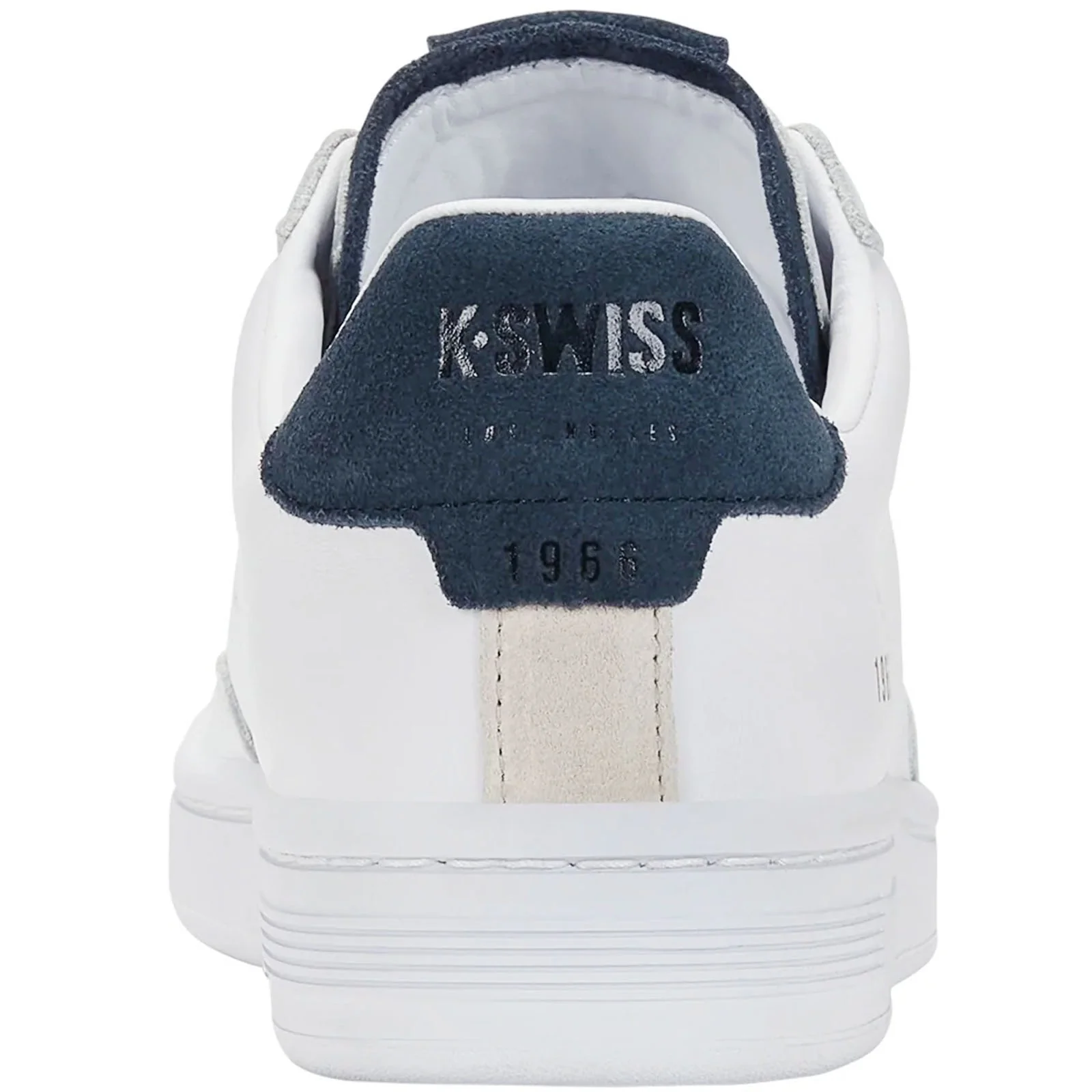 K-Swiss Mens Lozan Klub Leather Low Rise Trainers - White - Image 6