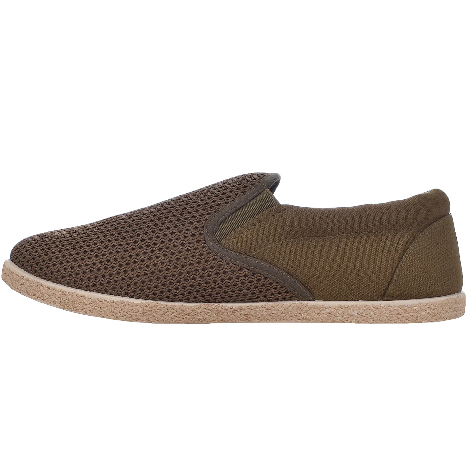 Lambretta Kyak Knit Espadrilles - Khaki - Image 2