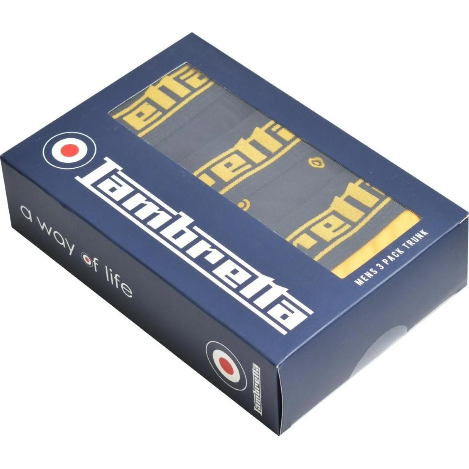 Lambretta Mens 3 Pack Logo Band Boxer Shorts - Image 3