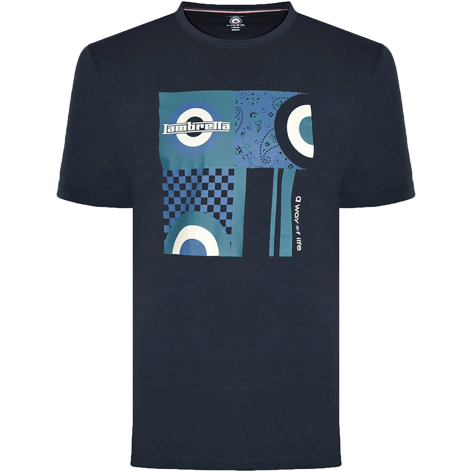 Lambretta Mens Album Graphic Retro T-Shirt - Image 3