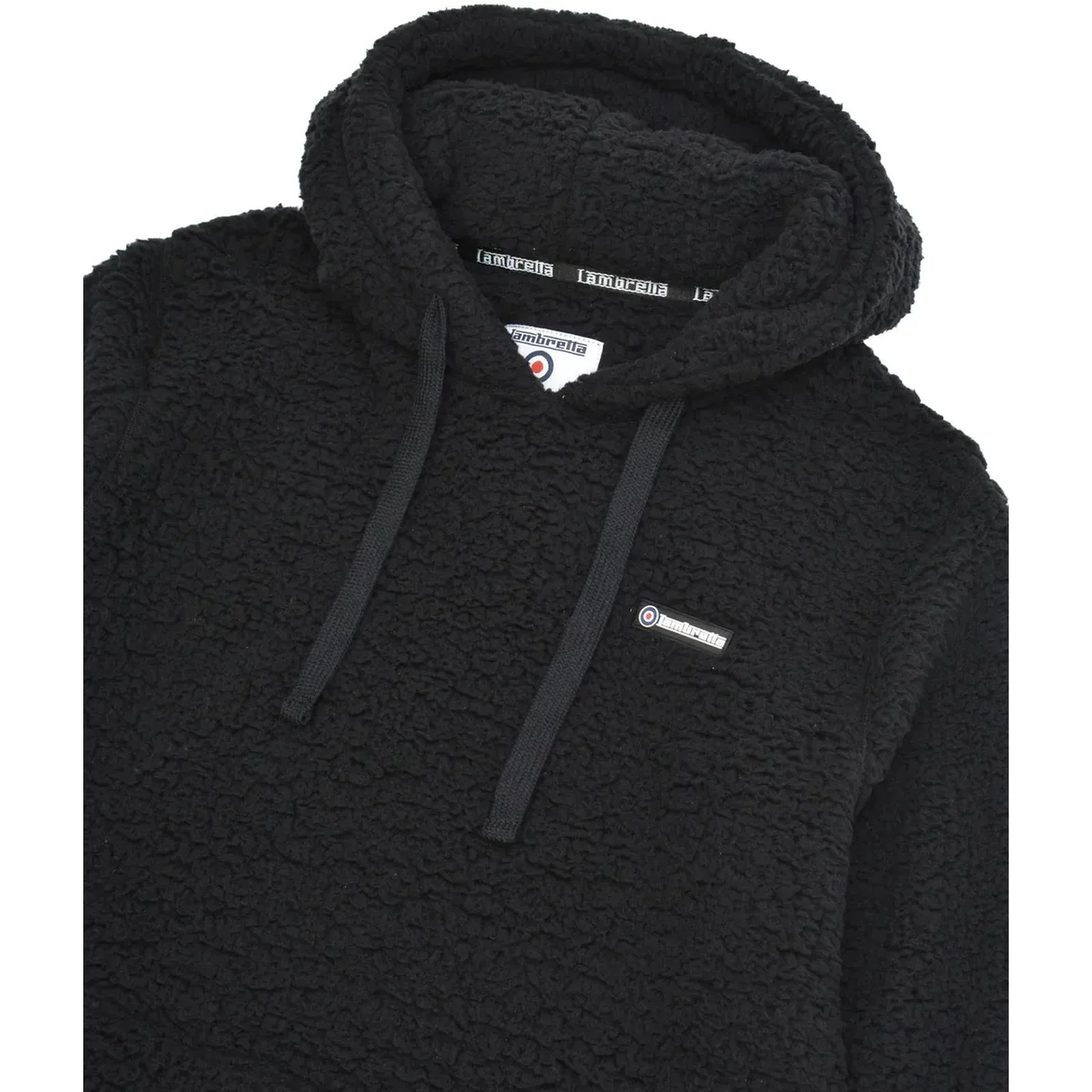 Lambretta Mens Borg Fleece Hoody - Image 3