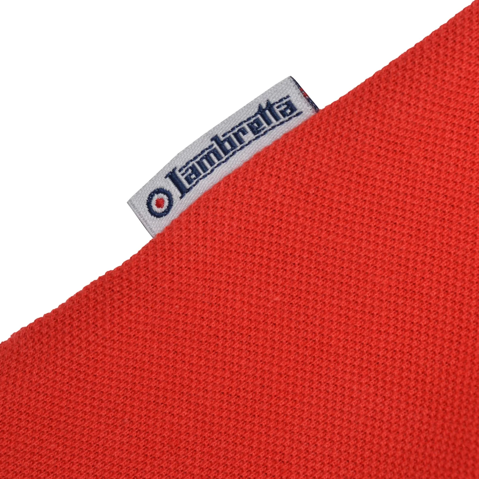 Lambretta Mens Branded Sleeve Short Sleeve Polo Shirt - Image 13