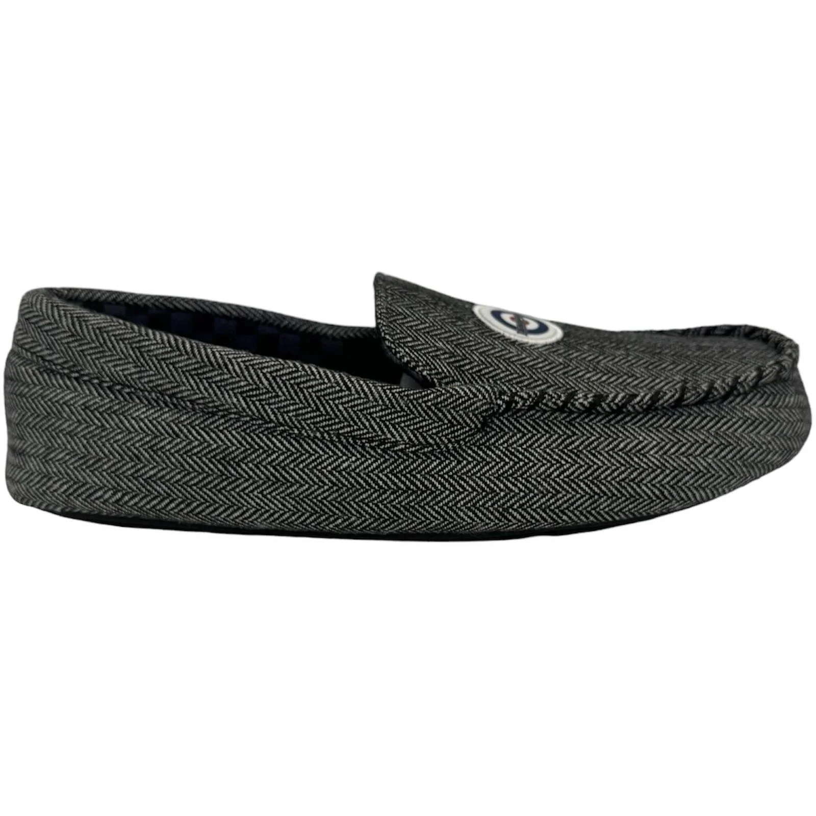 Lambretta Mens Bug Sherpa Lined Slip In Moccasins Slippers - Image 2