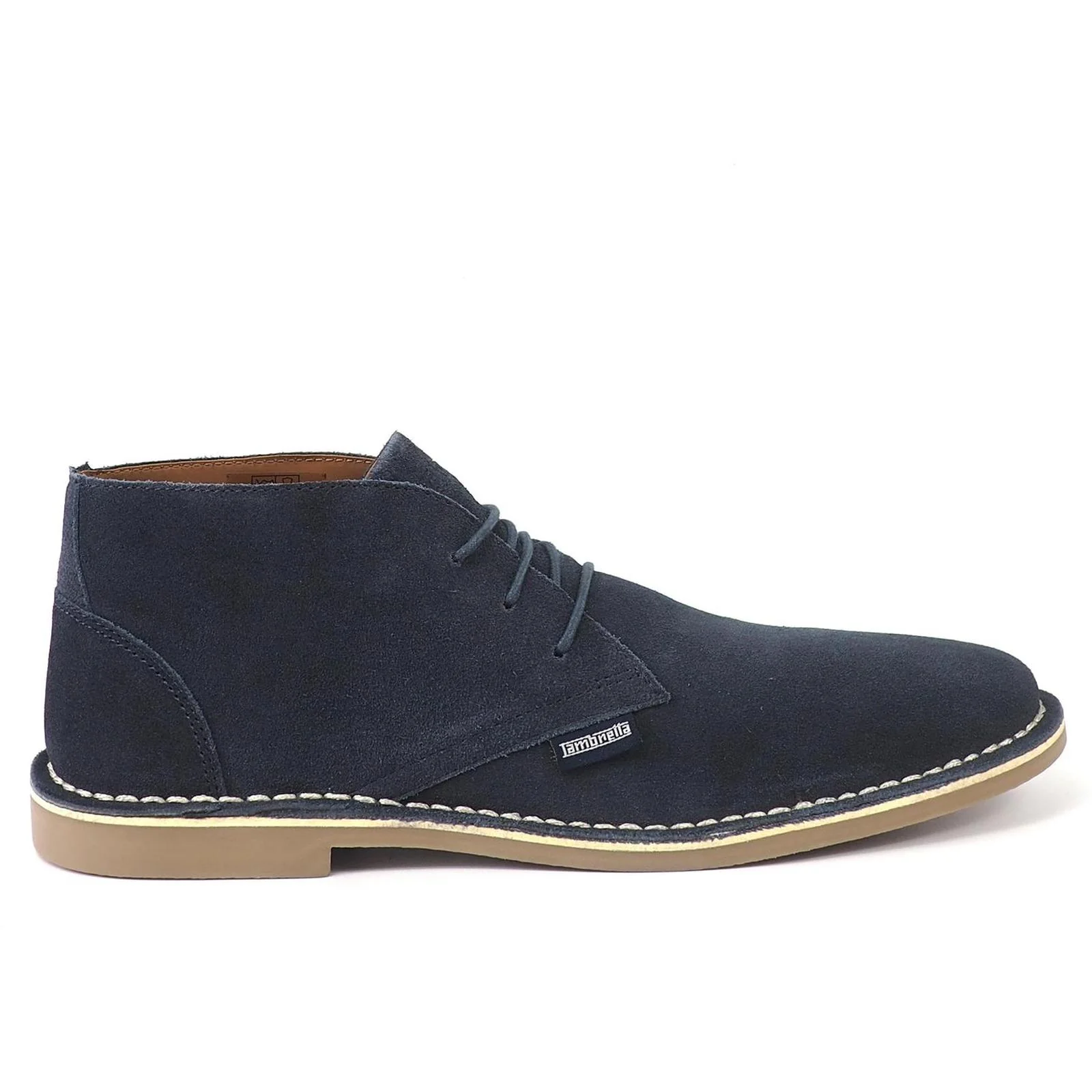 Lambretta Mens Chiswick Classic Suede Lace Up Desert Boots - Image 3