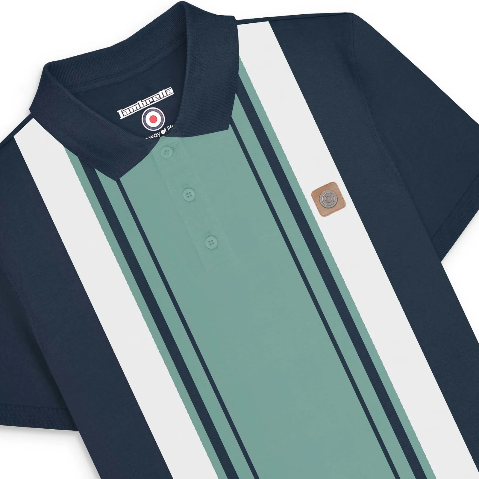 Lambretta Mens Classic Polo Short Sleeve Polo Shirt - Image 20