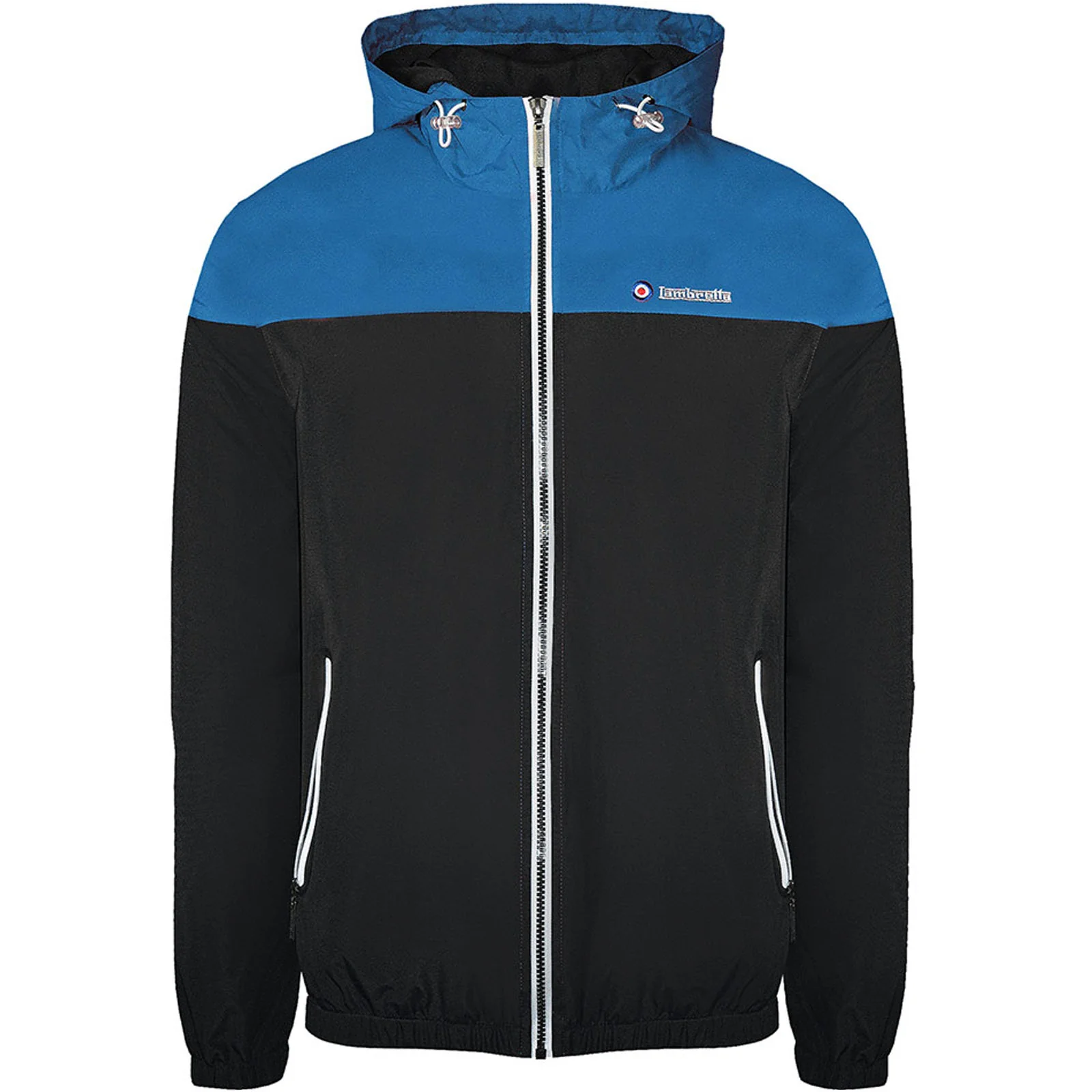 Lambretta Mens Colourblock Full Zip Windbreaker Jacket - Image 3