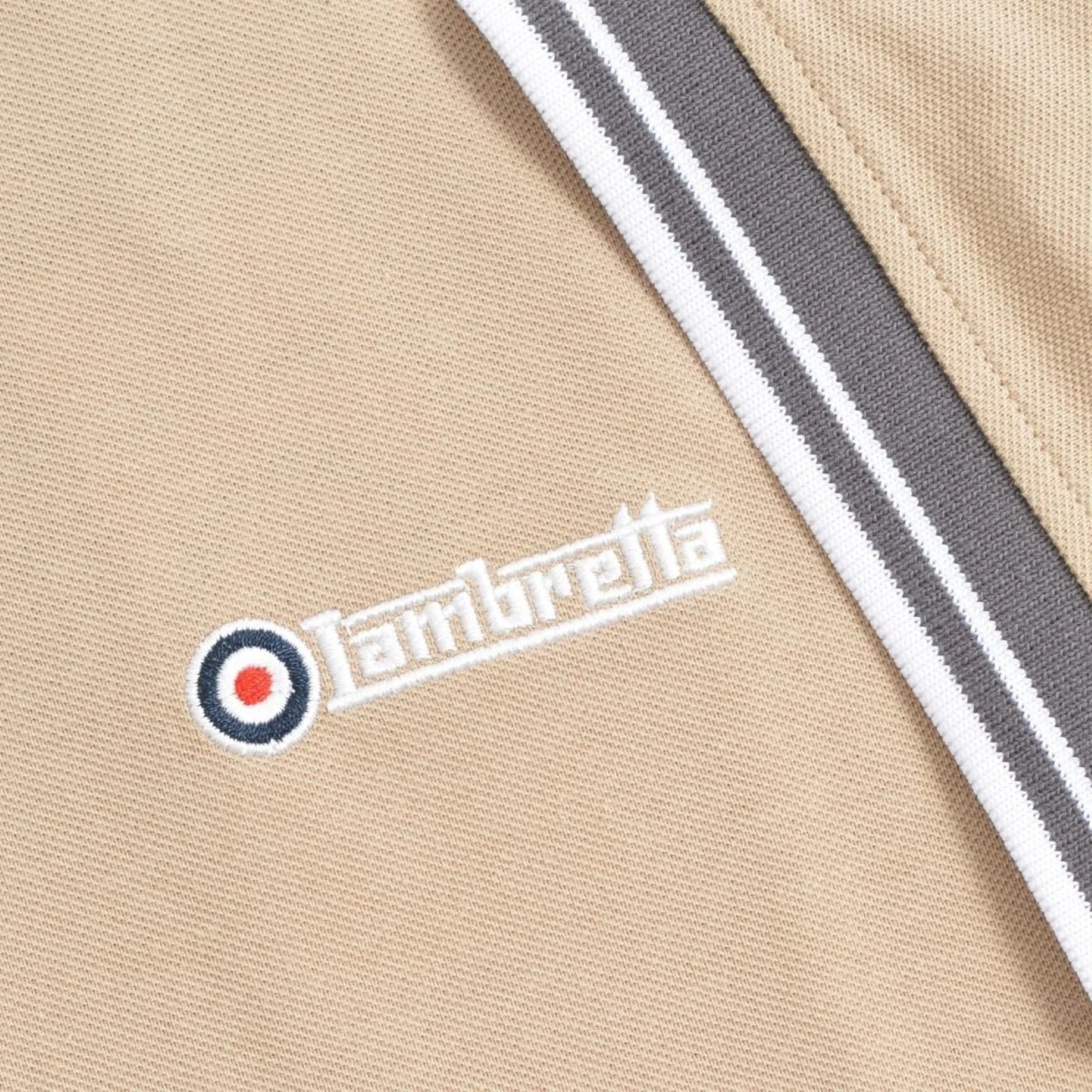 Lambretta Mens Contrast Tip Short Sleeve Polo Shirt - Image 9