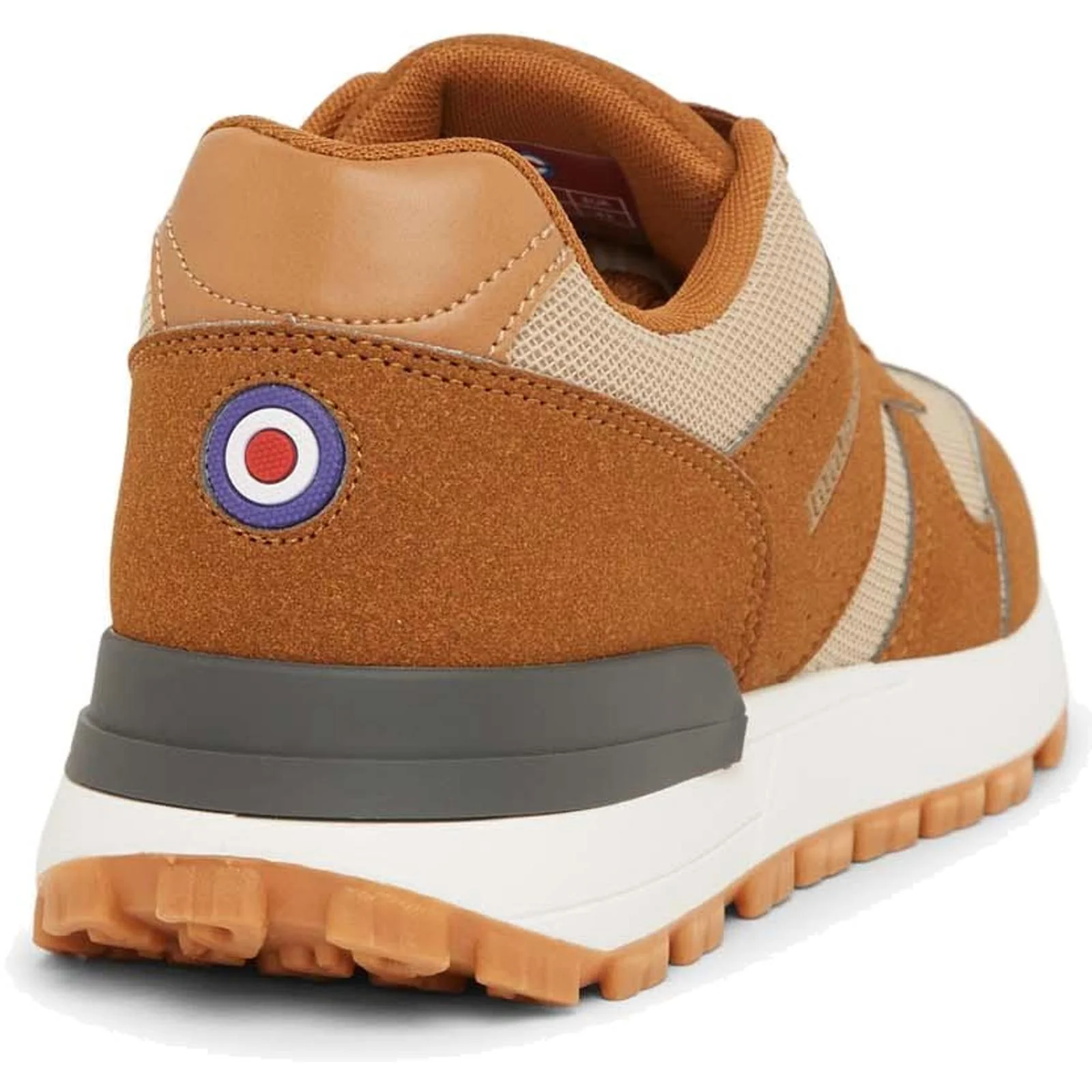 Lambretta Mens Echo 2 Lace Up Sporty Retro Trainers - Image 26