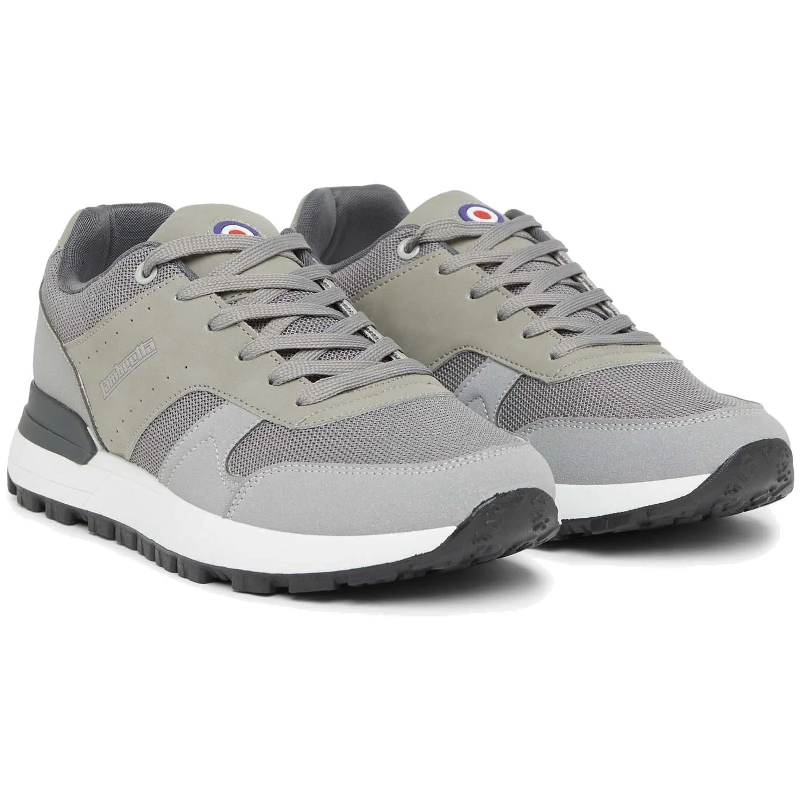 Lambretta Mens Echo 2 Lace Up Sporty Retro Trainers - Image 5