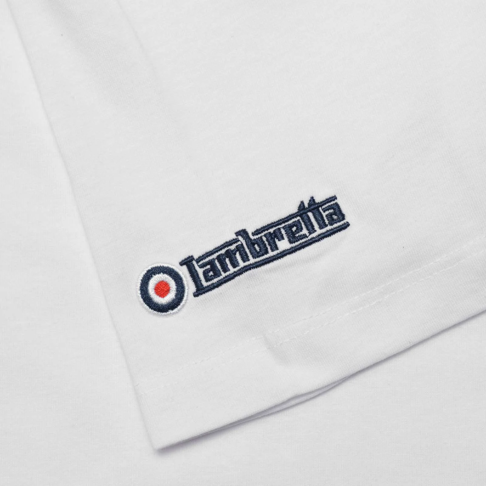 Lambretta Mens Fade Racing Stripe Short Sleeve T-Shirt - Image 31
