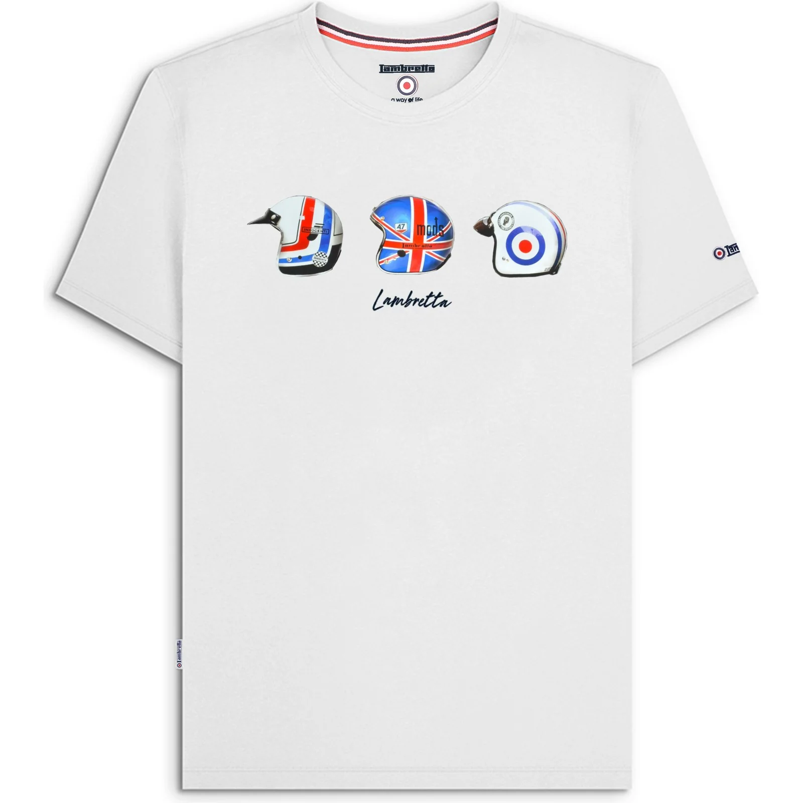 Lambretta Mens Helmet Short Sleeve T-Shirt - Image 5