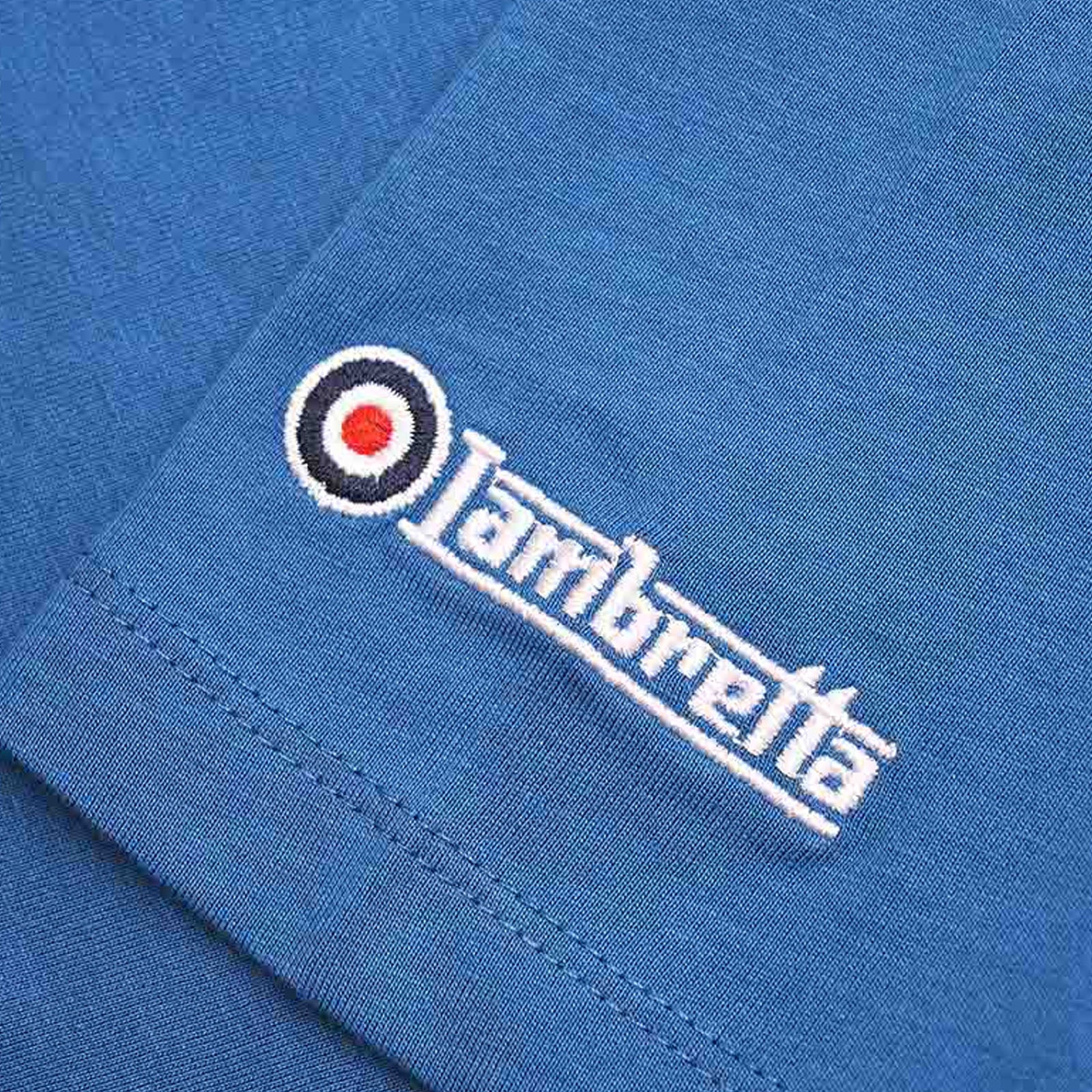 Lambretta Mens Heritage Short Sleeve Crew Neck T-Shirt - Dark Blue - Image 3