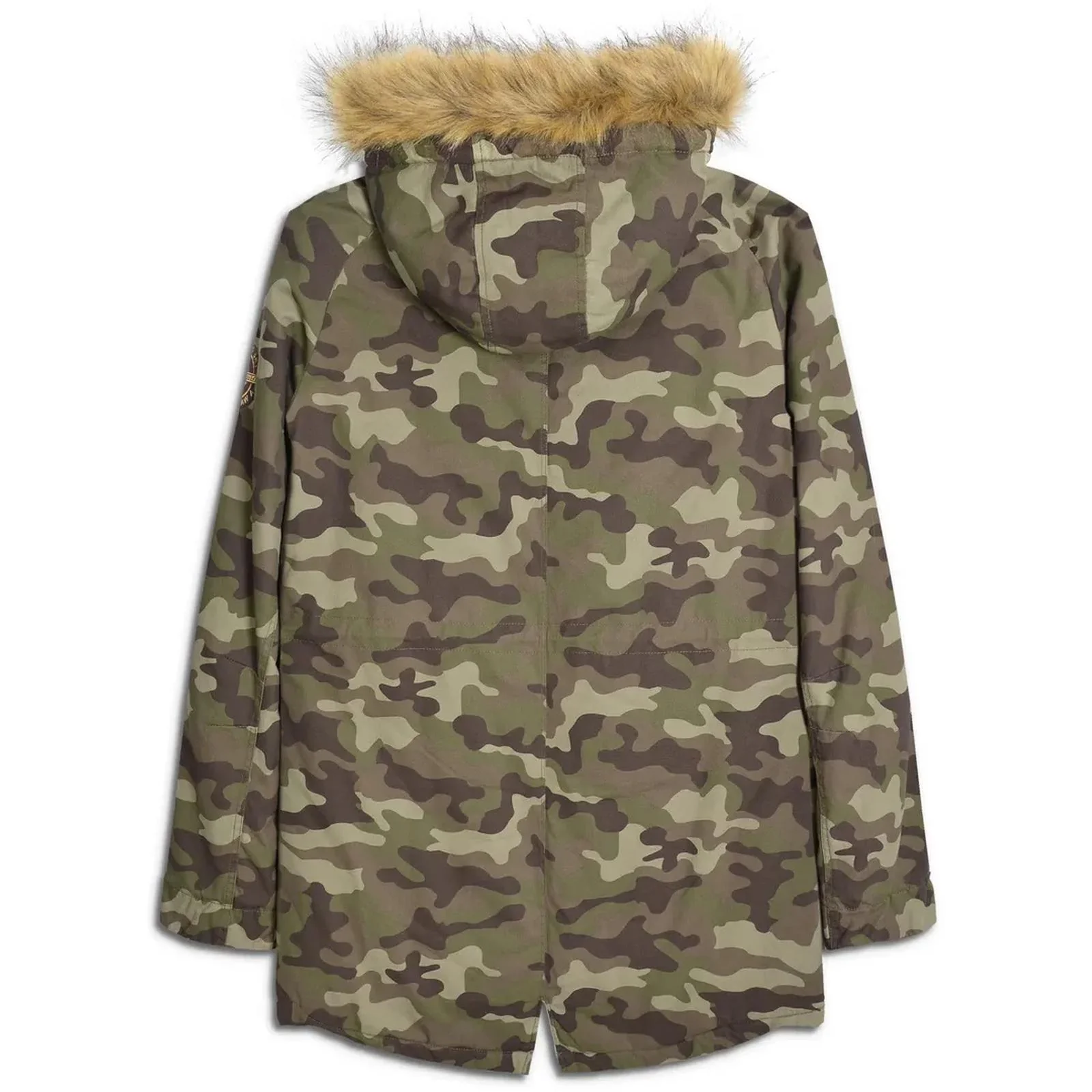 Lambretta Mens Camo Parka Jacket - Image 4