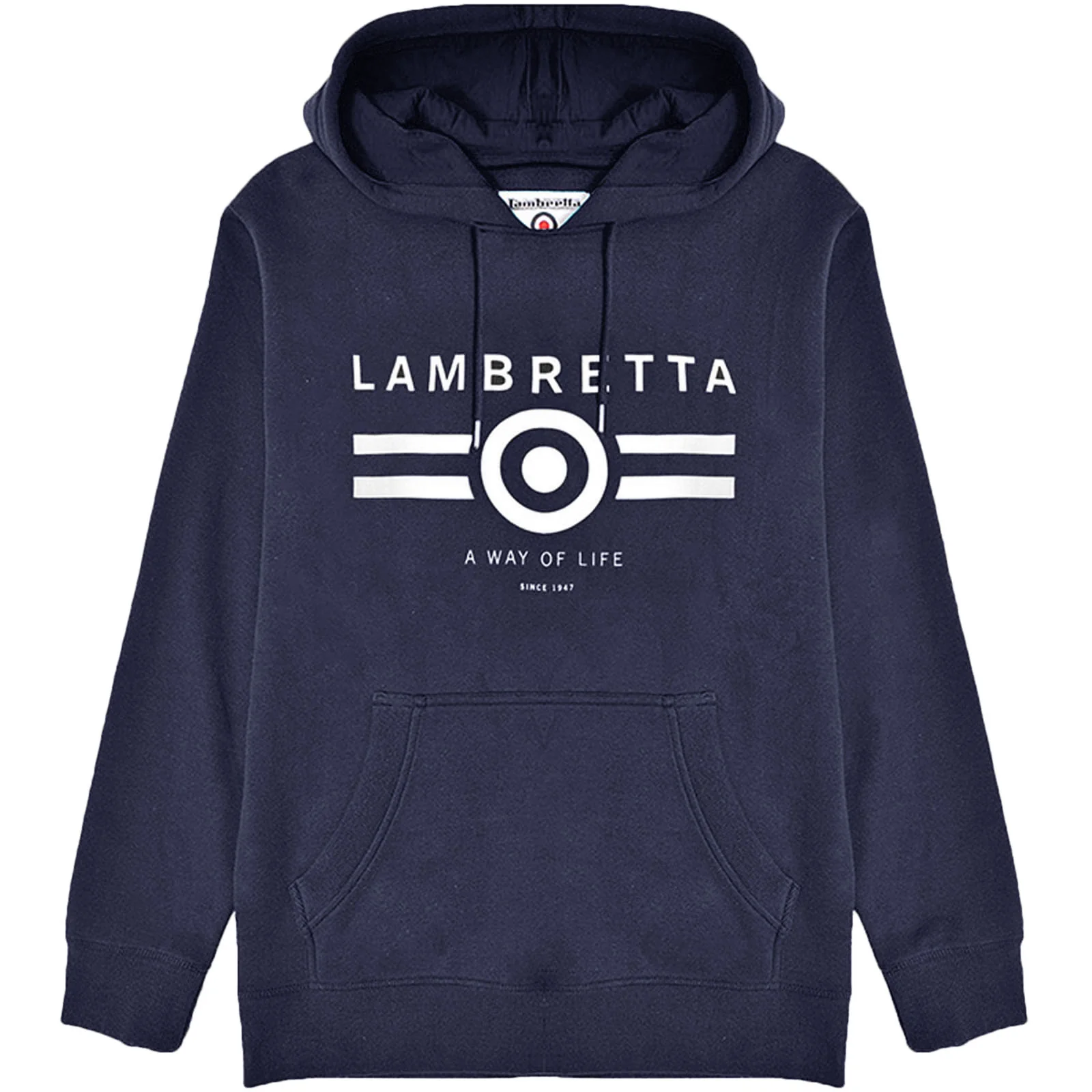 Lambretta Mens Logo Graphic Hoodie - Image 5