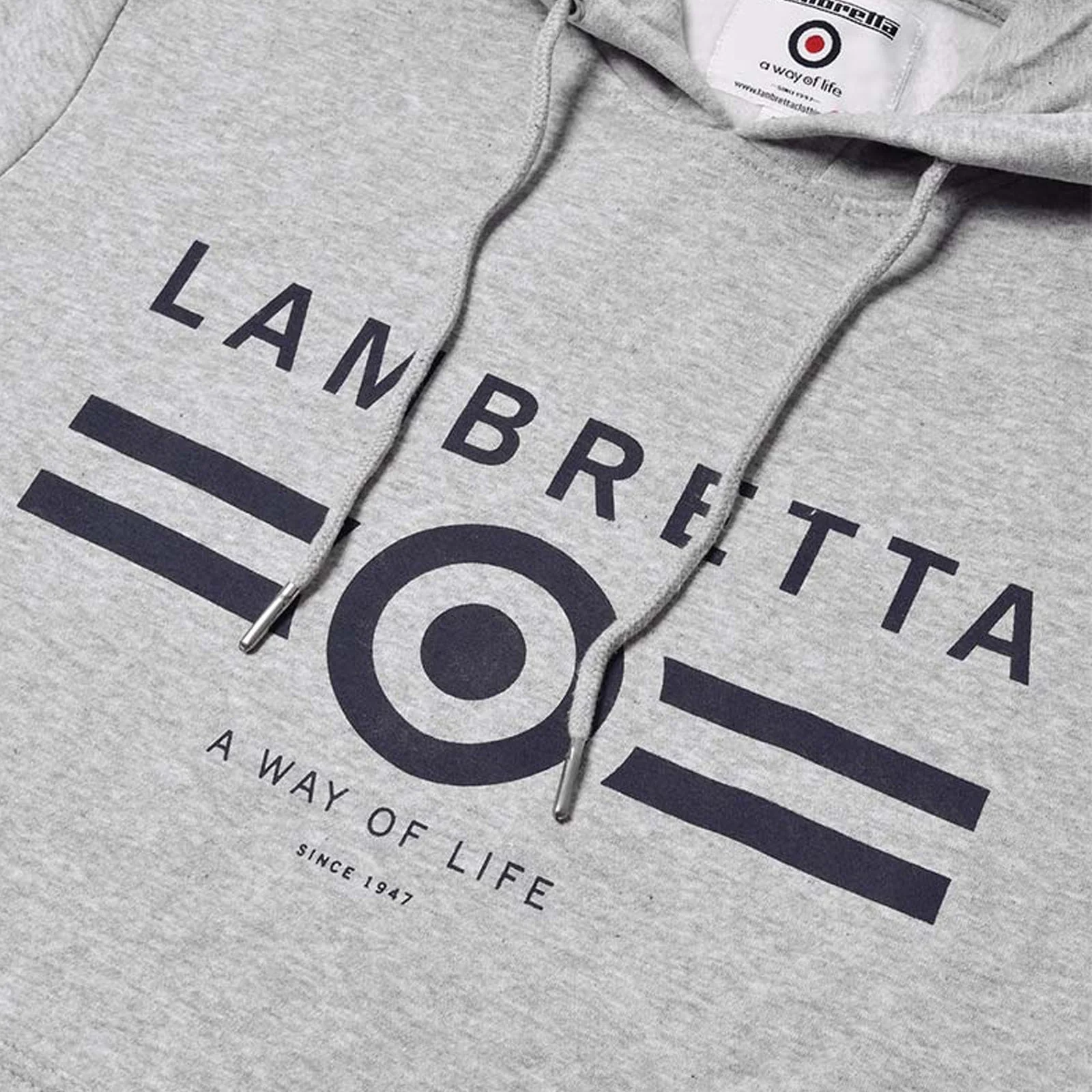 Lambretta Mens Logo Graphic Hoodie - Image 7