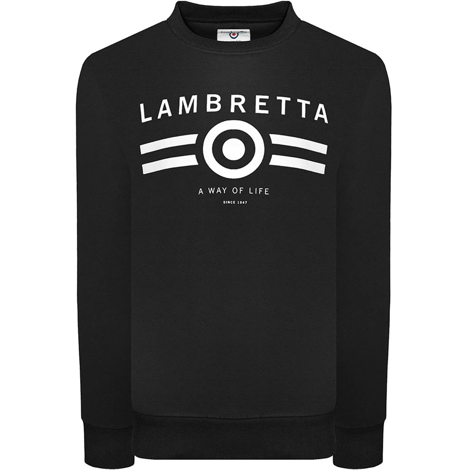 Lambretta Mens Logo Sweatshirt Jumper Top - Image 2