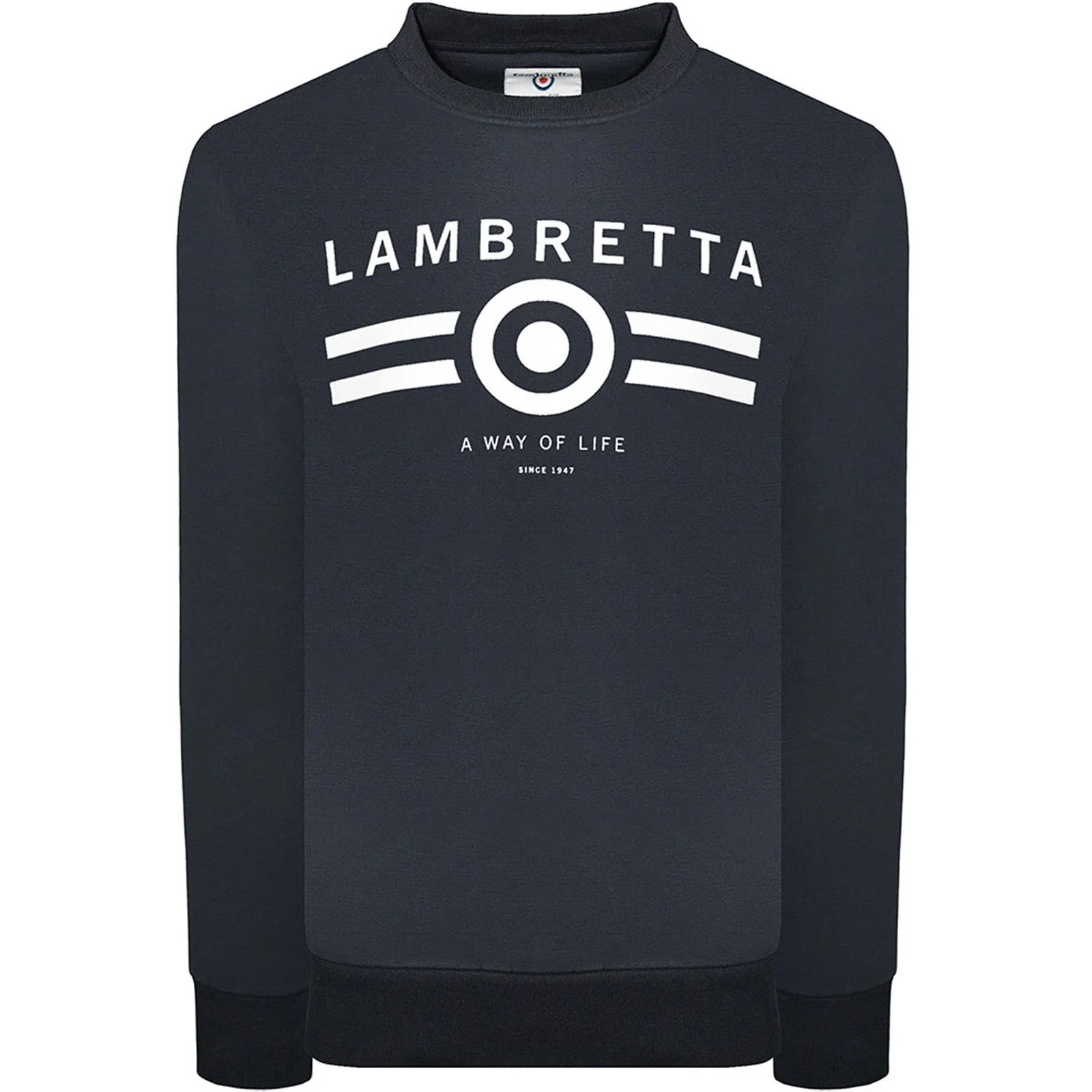 Lambretta Mens Logo Sweatshirt Jumper Top - Image 3