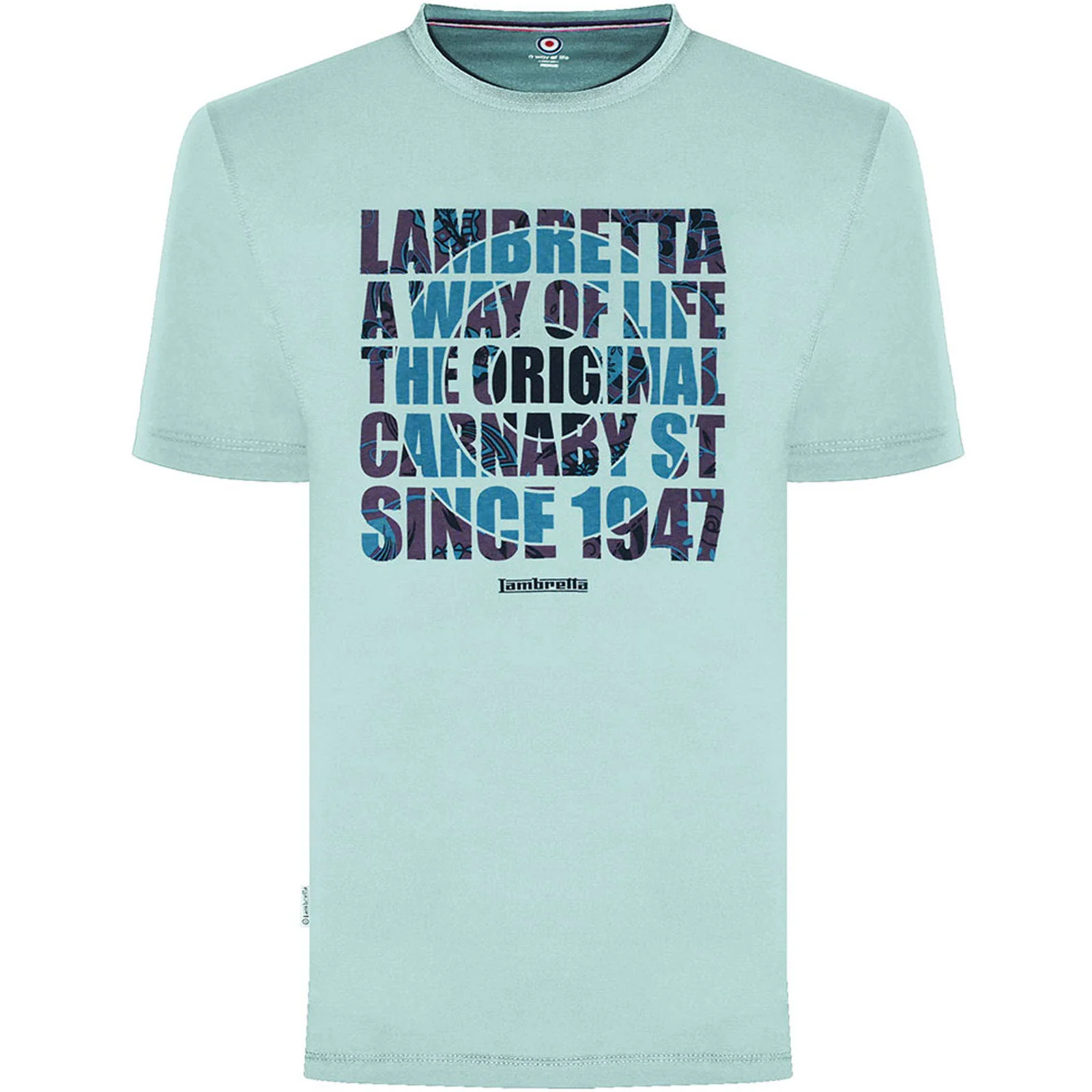 Lambretta Mens Original Carnaby Crew Neck T-Shirt - Image 3