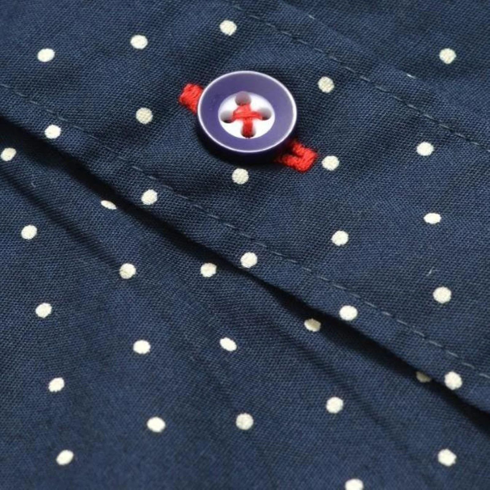 Lambretta Mens Pindot Smart Long Sleeve Shirt - Image 5