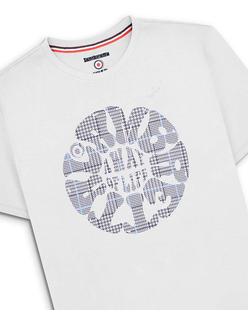 Lambretta Mens Pow Roundel Crew Neck Retro T-Shirt - Image 5