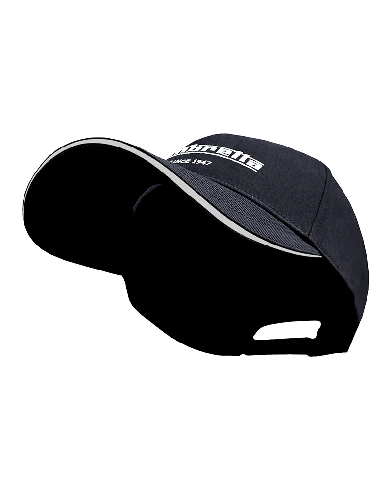 Lambretta Mens Retro Adjustable Baseball Cap Hat - Black - Image 2
