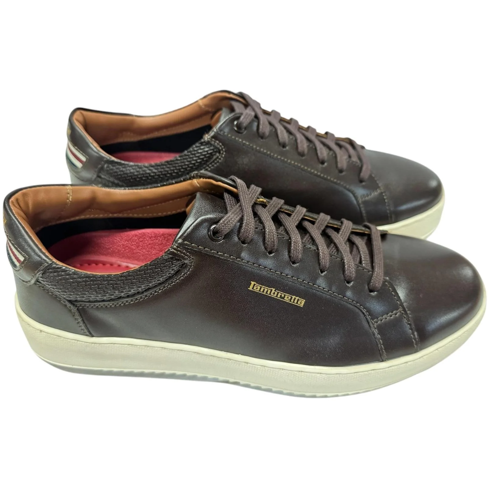 Lambretta Mens Robbie Low Rise Lace Up Trainers - Image 3