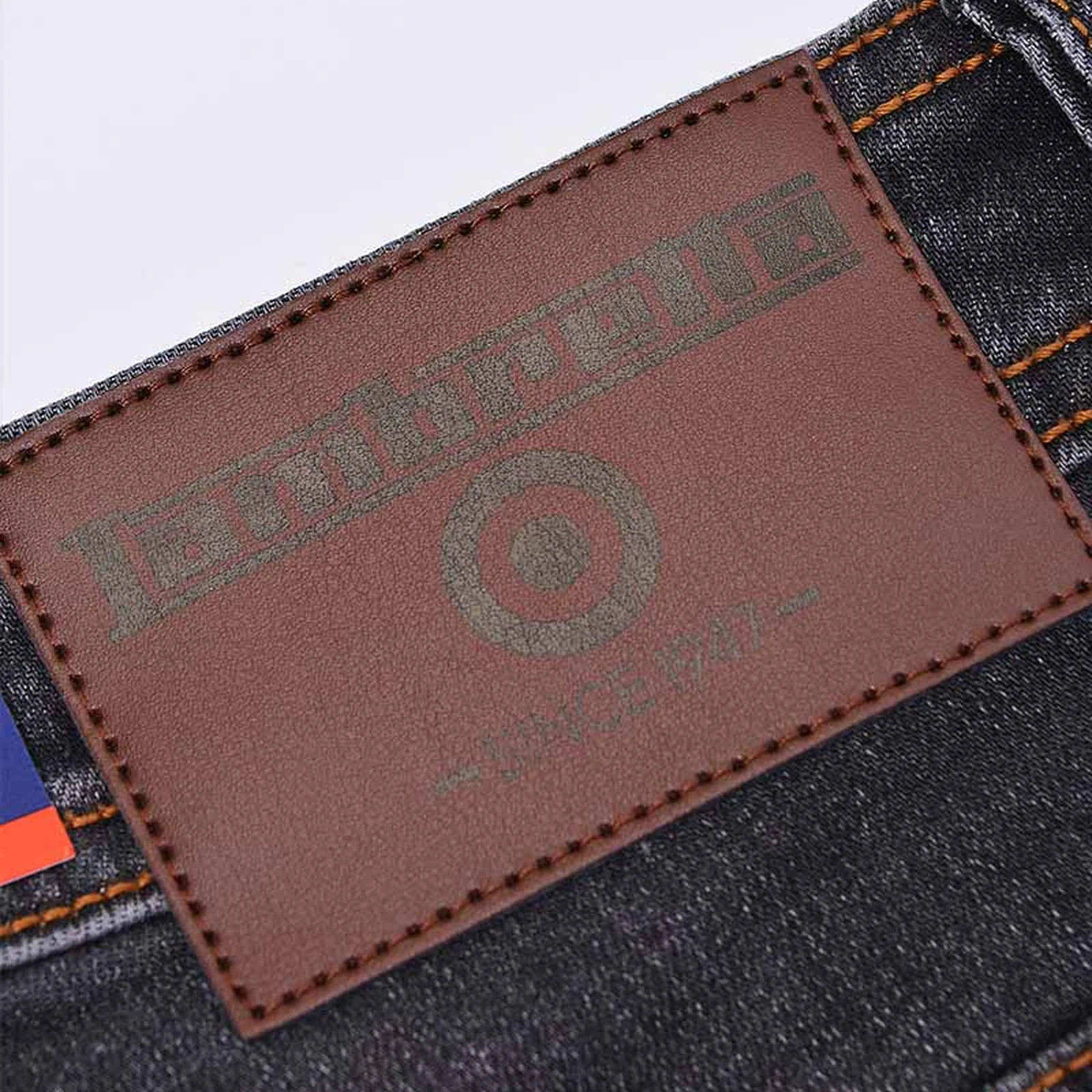 Lambretta Mens Stafford Slim Fit Skinny Denim Jeans - Image 34