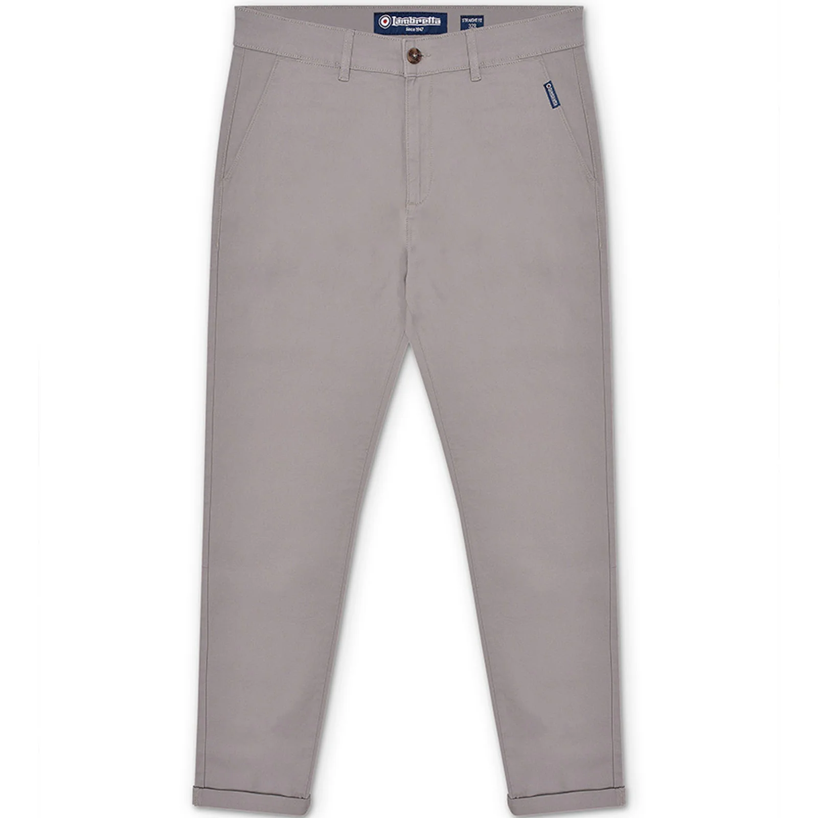 Lambretta Mens Straight Leg Twill Stretch Chinos - Image 5