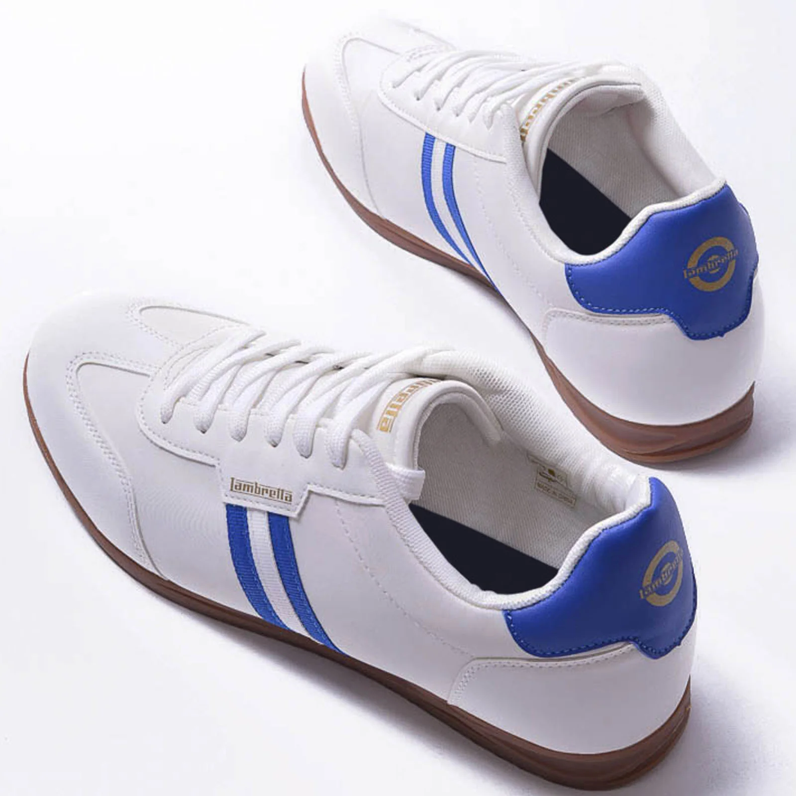 Lambretta Mens Tackle Retro Trainers Shoes - Image 20