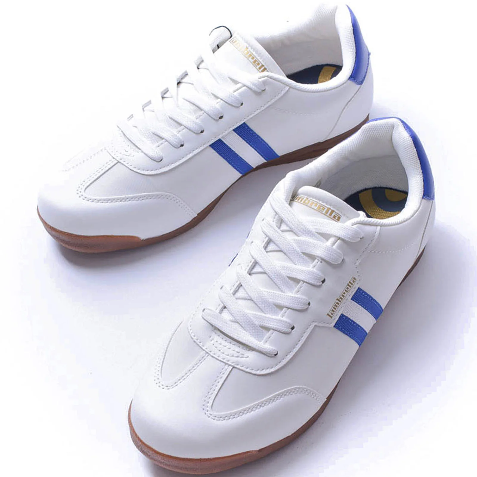 Lambretta Mens Tackle Retro Trainers Shoes - Image 5