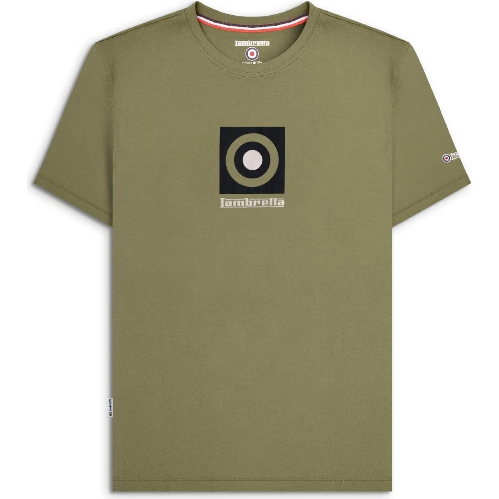 Lambretta Mens Target Box Short Sleeve T-Shirt - Image 3