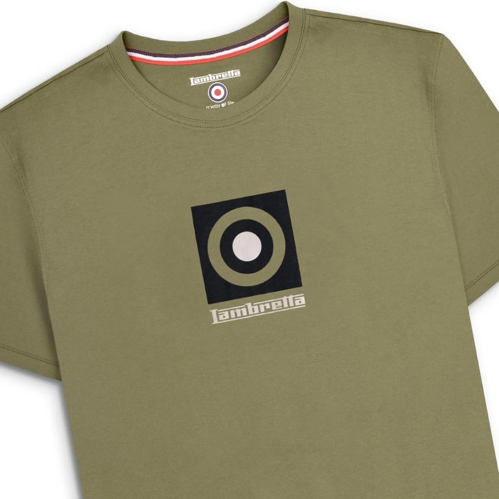 Lambretta Mens Target Box Short Sleeve T-Shirt - Image 7